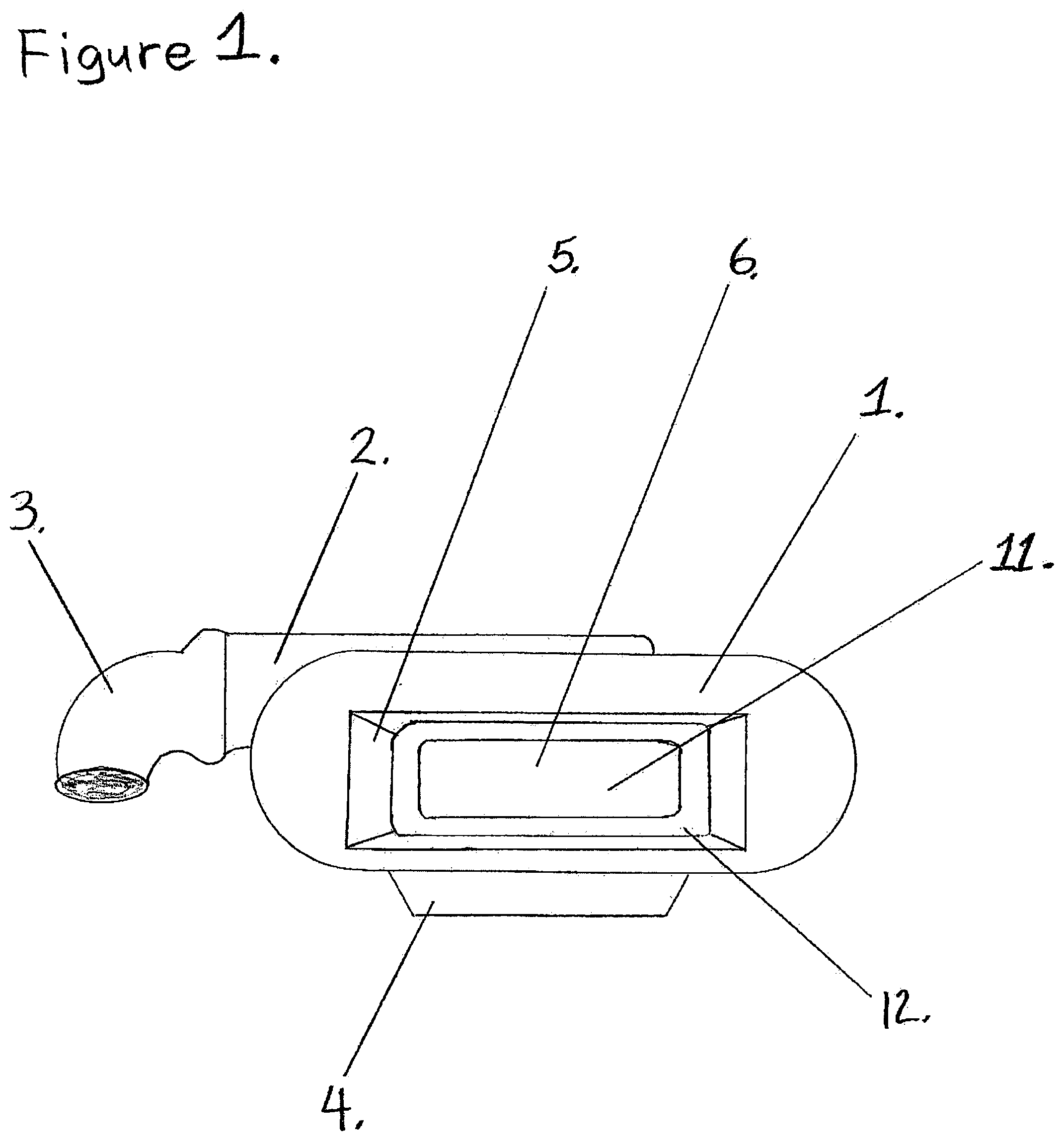 Patent US12508164 Figure 1 – Air collider repellent goggles