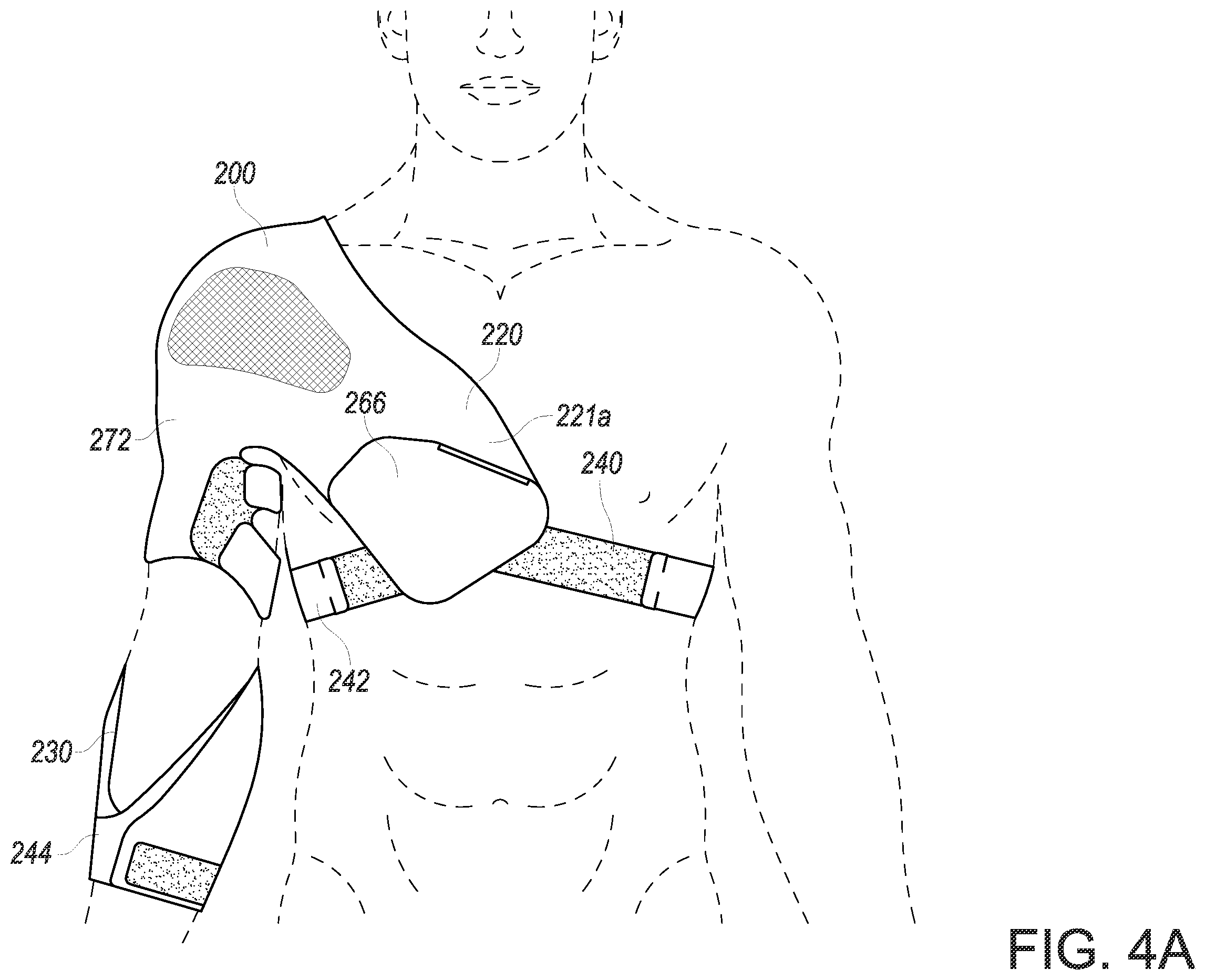 Patent US12508168 Figure 7 – Arm sleeve that provides assistance during an arm motion