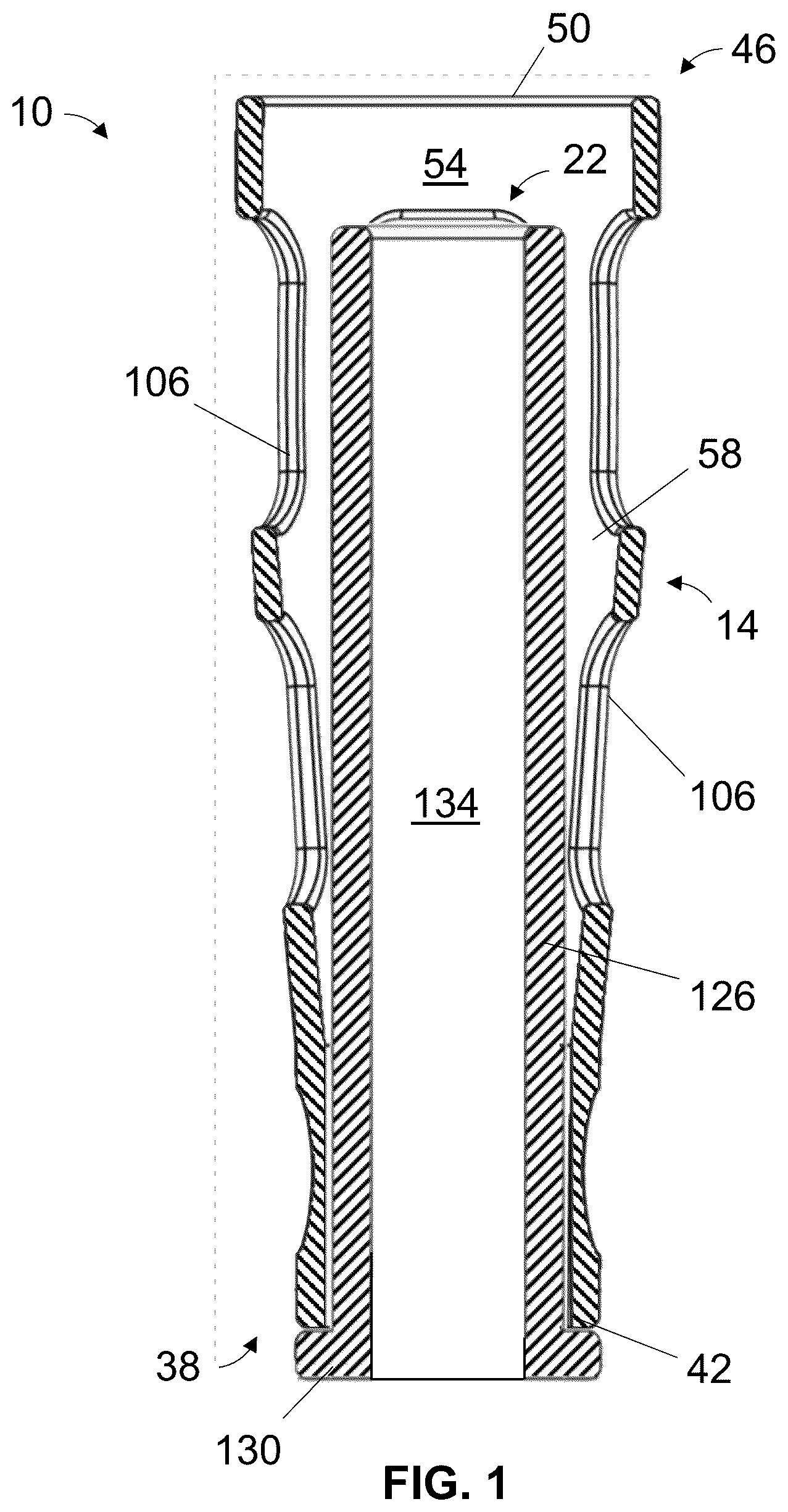 Patent US12508170 Figure 1 – Menstrual cup applicators and methods of using the same