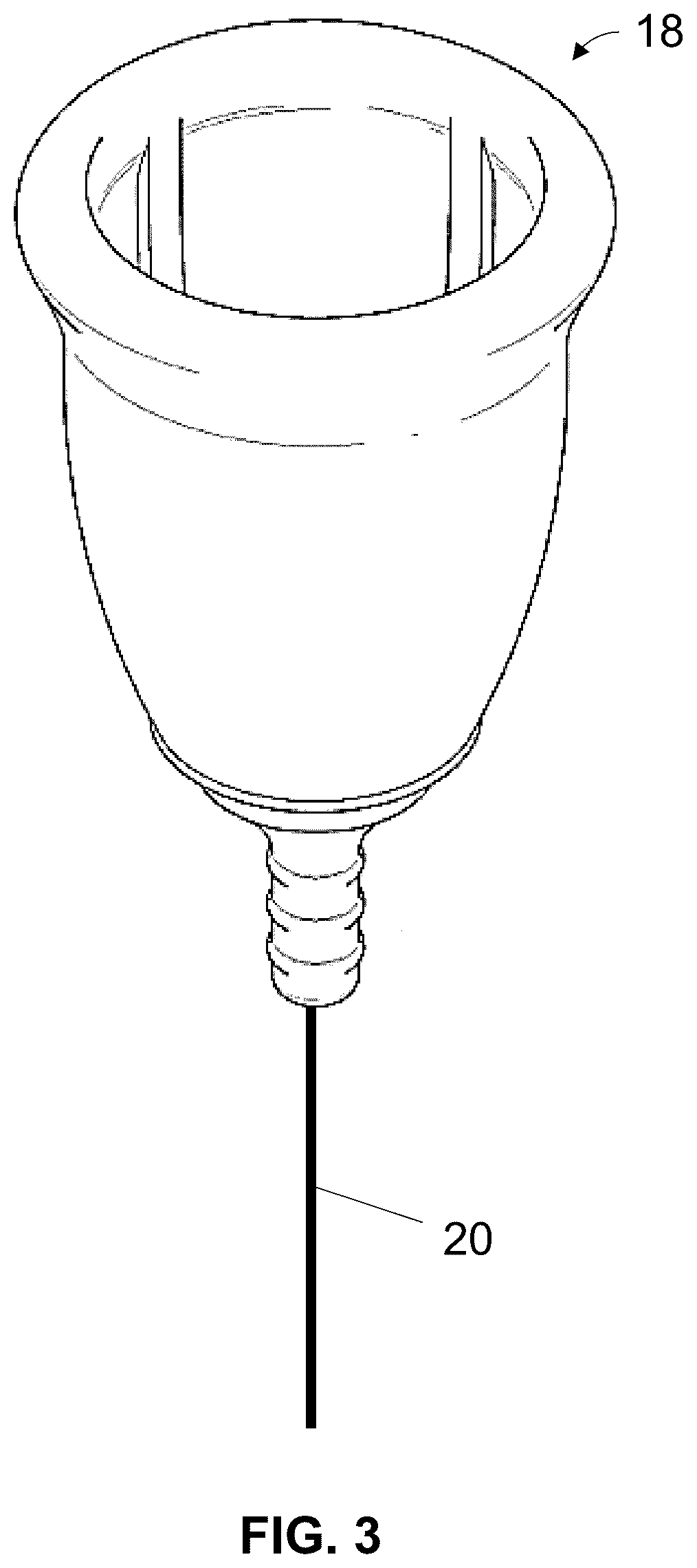 Patent US12508170 Figure 11 – Menstrual cup applicators and methods of using the same