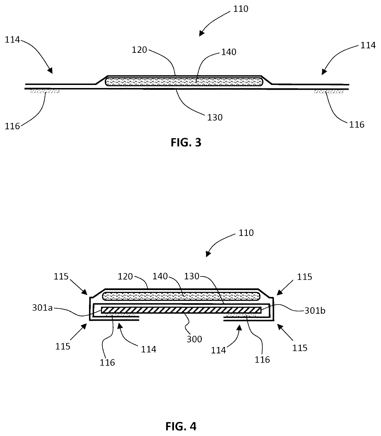 Patent US12508173 Figure 3 – Topsheets for absorbent articles