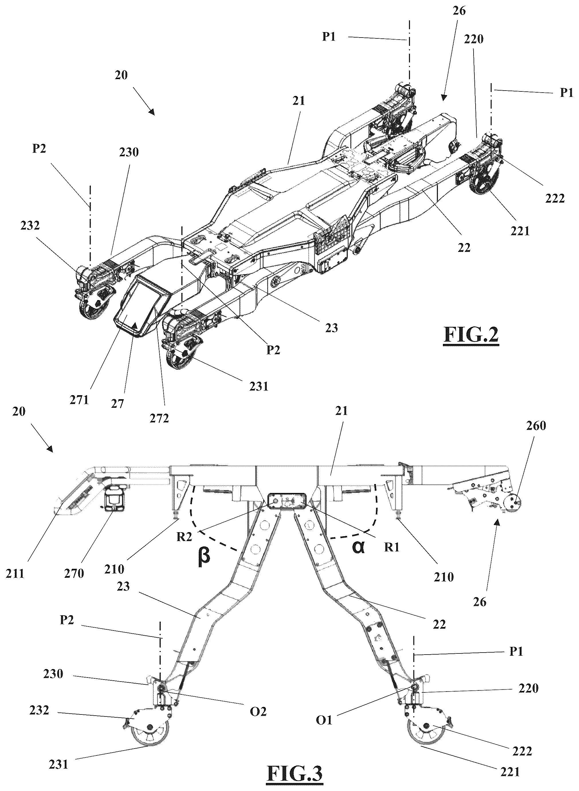 Patent US12508178 Figure 2 – Ambulance stretcher