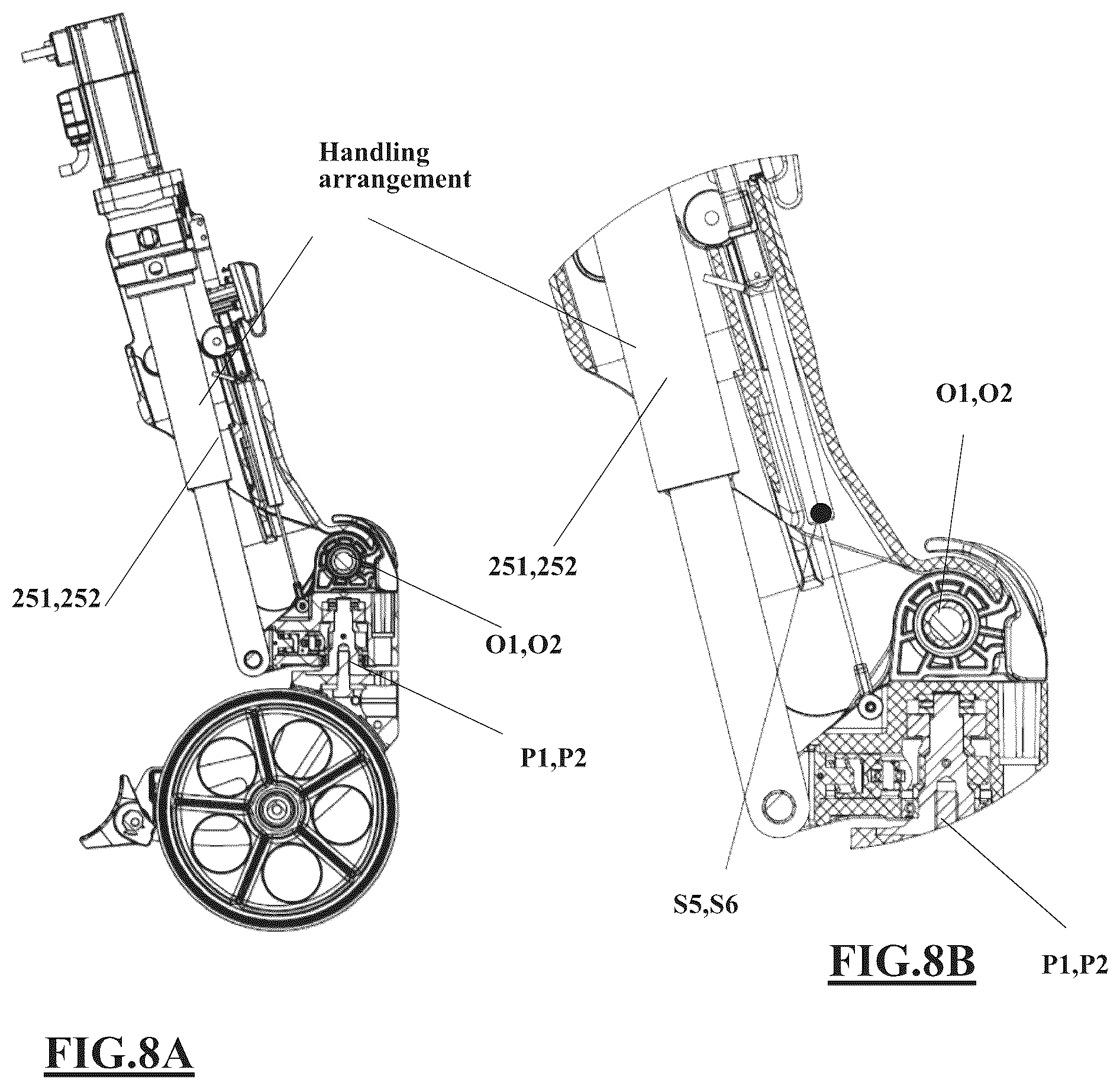 Patent US12508178 Figure 5 – Ambulance stretcher