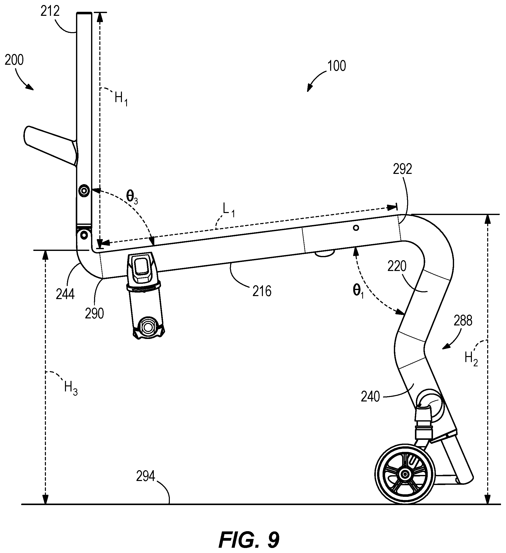 Patent US12508179 Figure 8 – Wheelchair