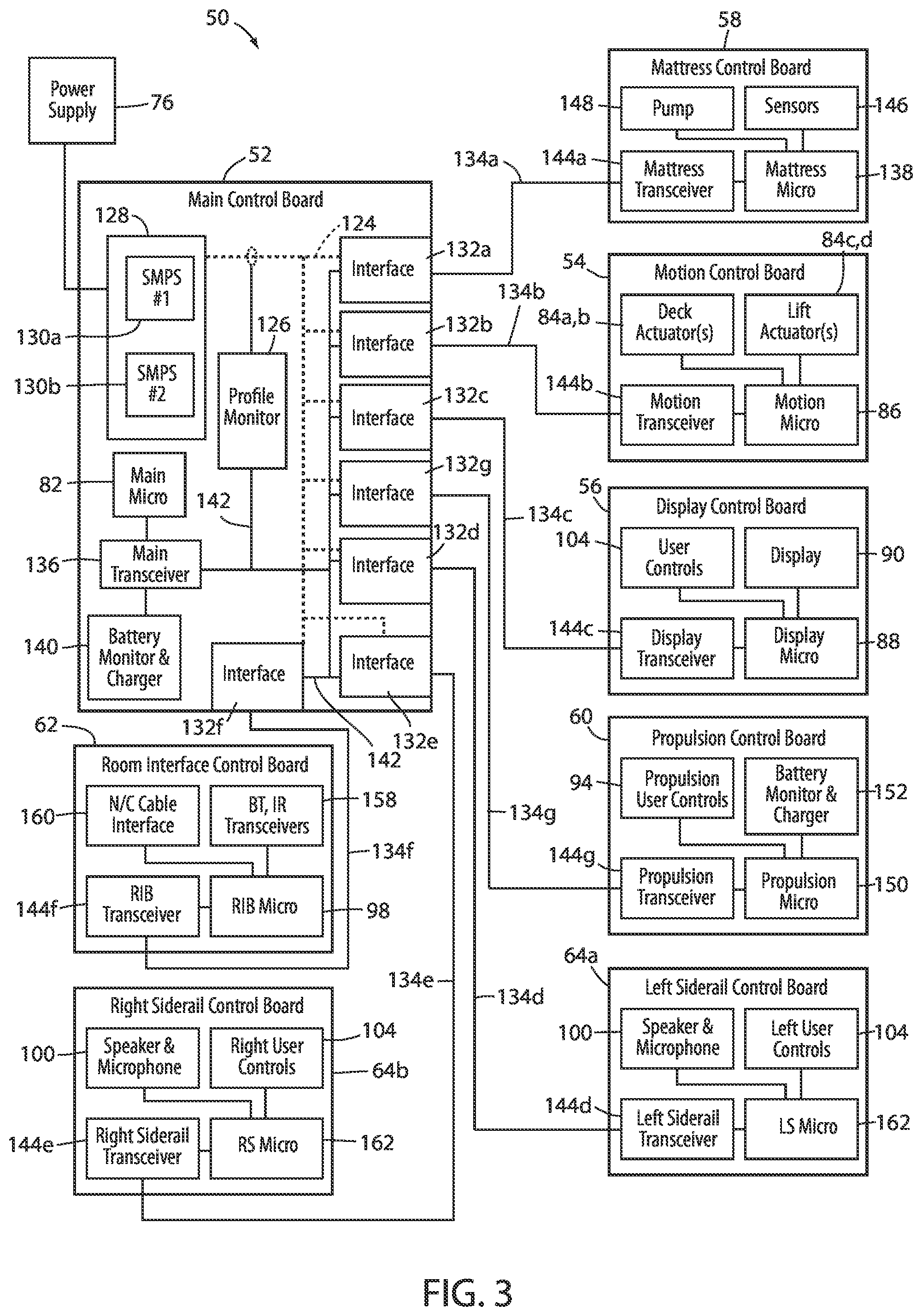 Patent US12508180 Figure 3 – Patient care system with unauthorized use detection