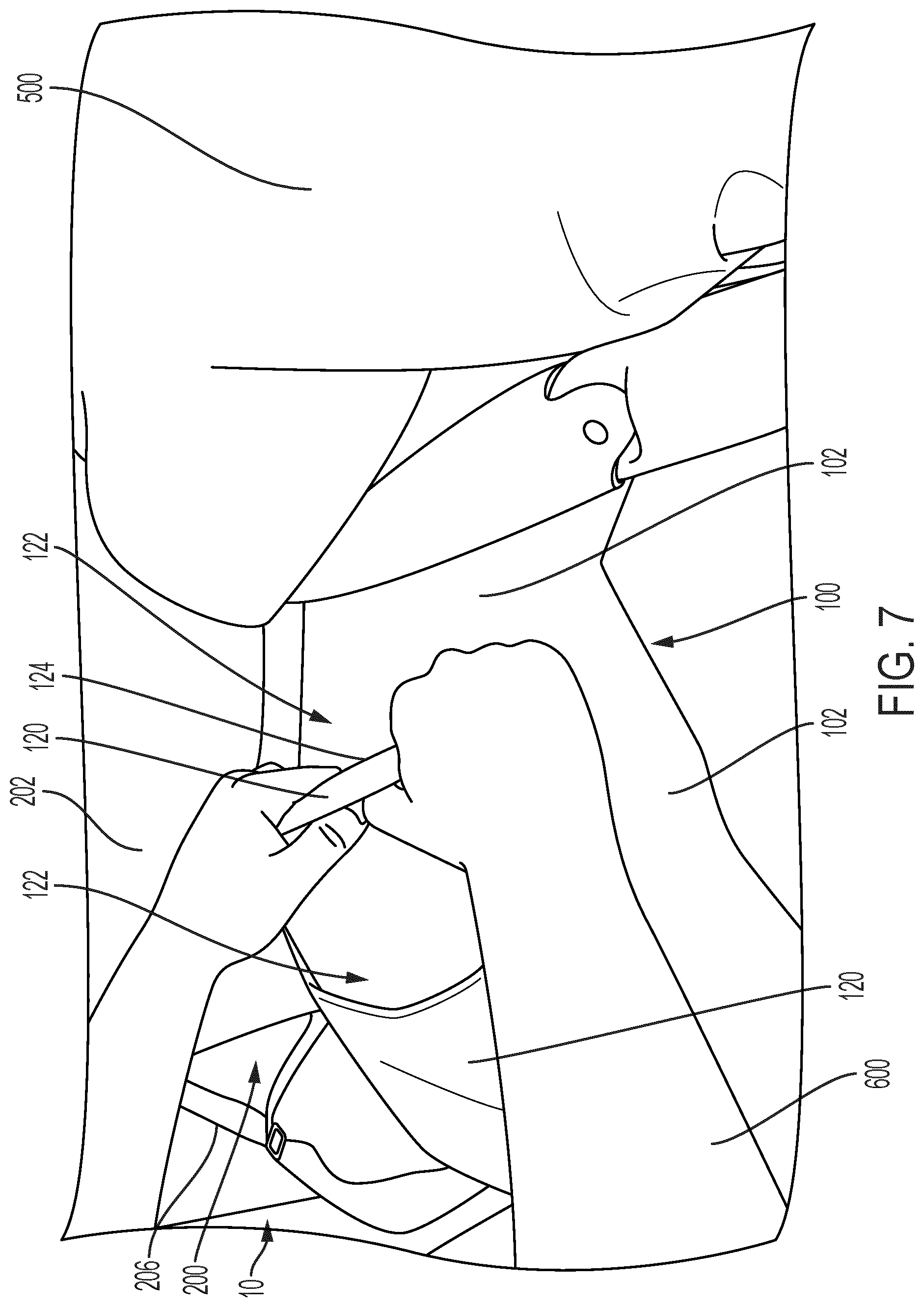 Patent US12508182 Figure 7 – Sheet assembly for positioning a patient