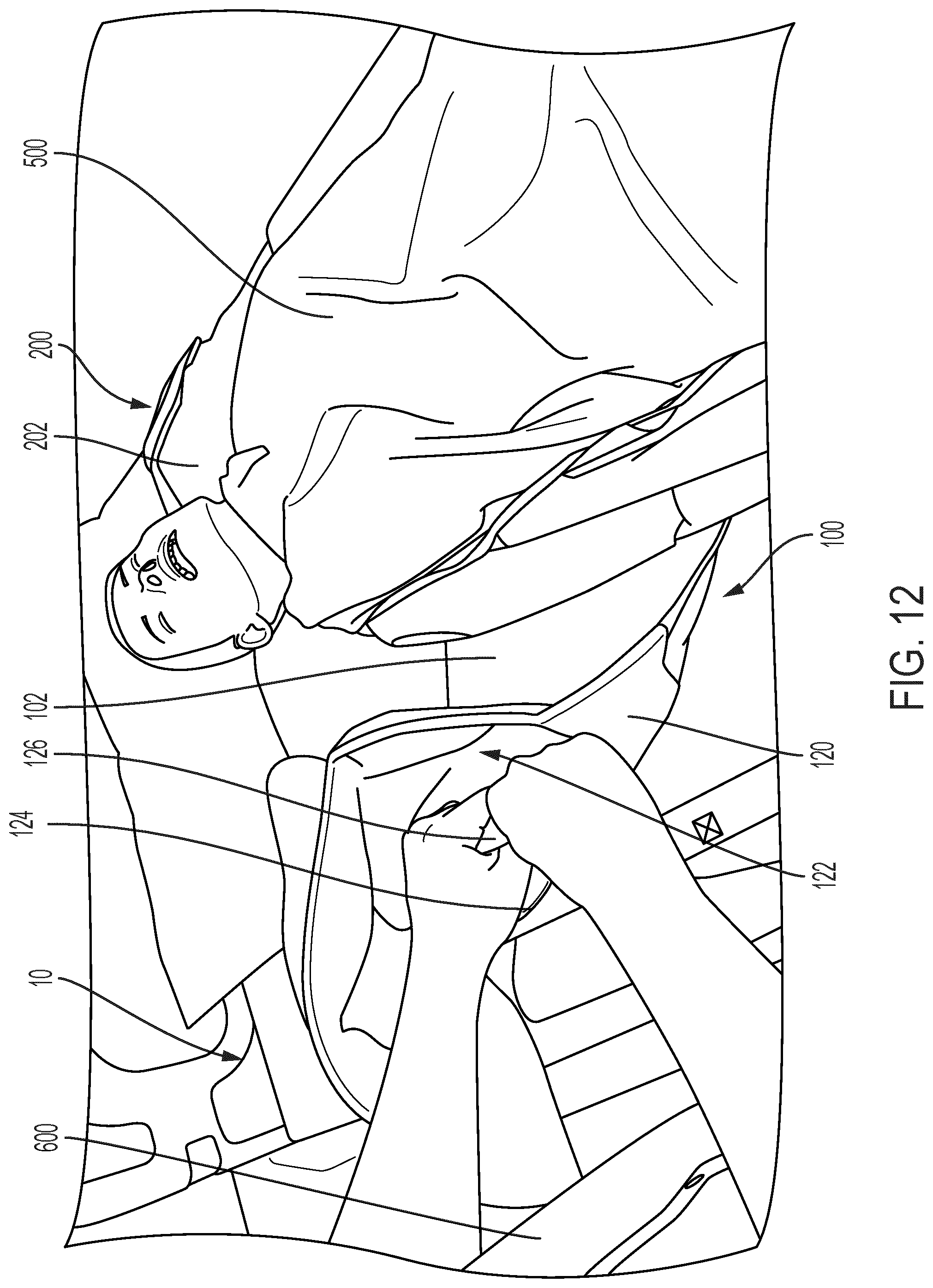 Patent US12508182 Figure 12 – Sheet assembly for positioning a patient