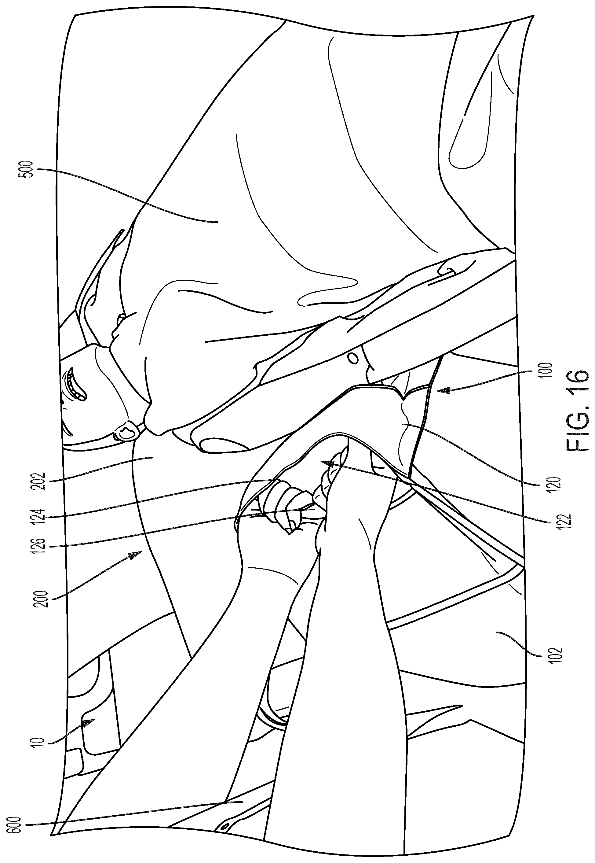 Patent US12508182 Figure 16 – Sheet assembly for positioning a patient