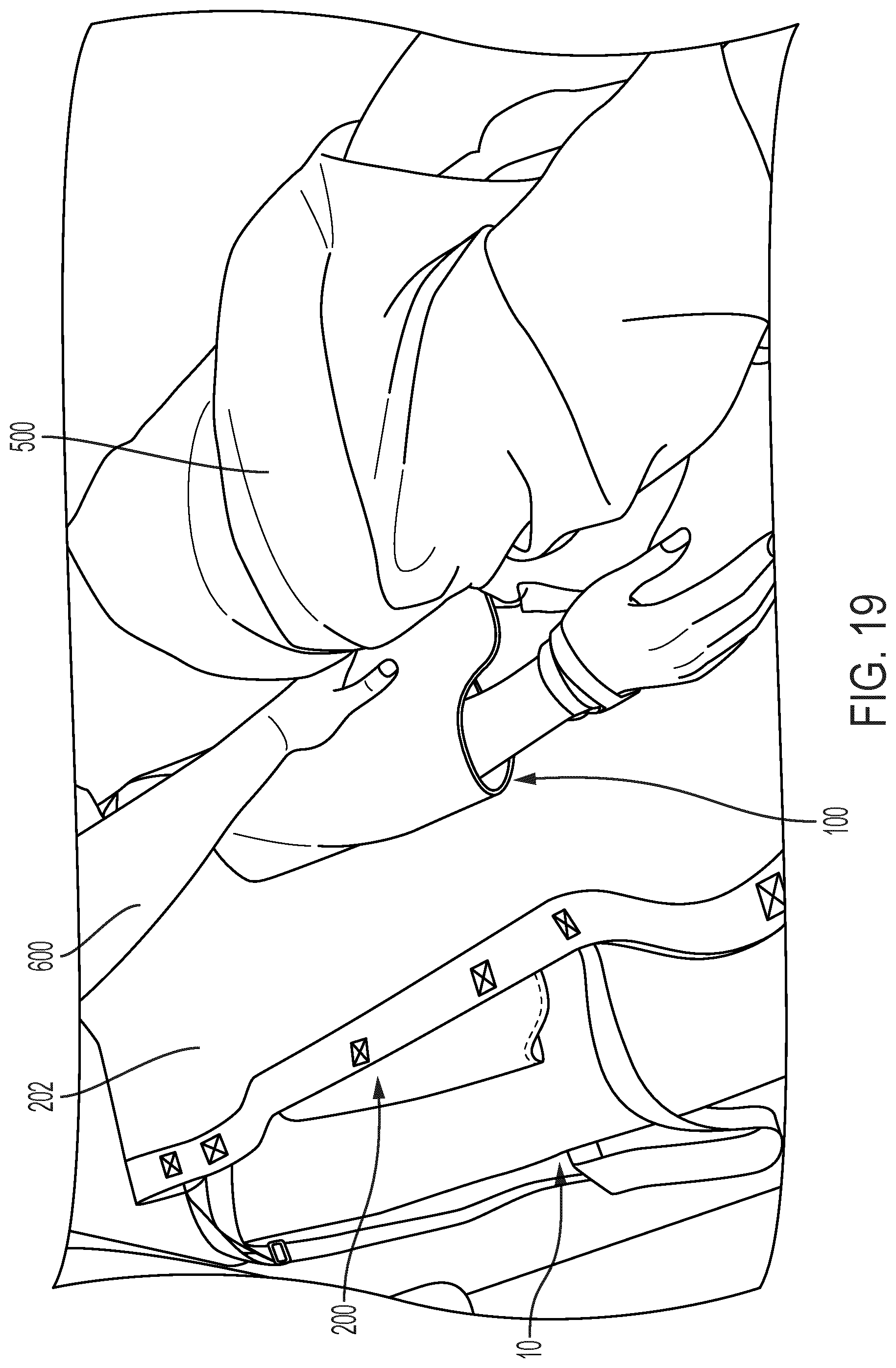 Patent US12508182 Figure 19 – Sheet assembly for positioning a patient