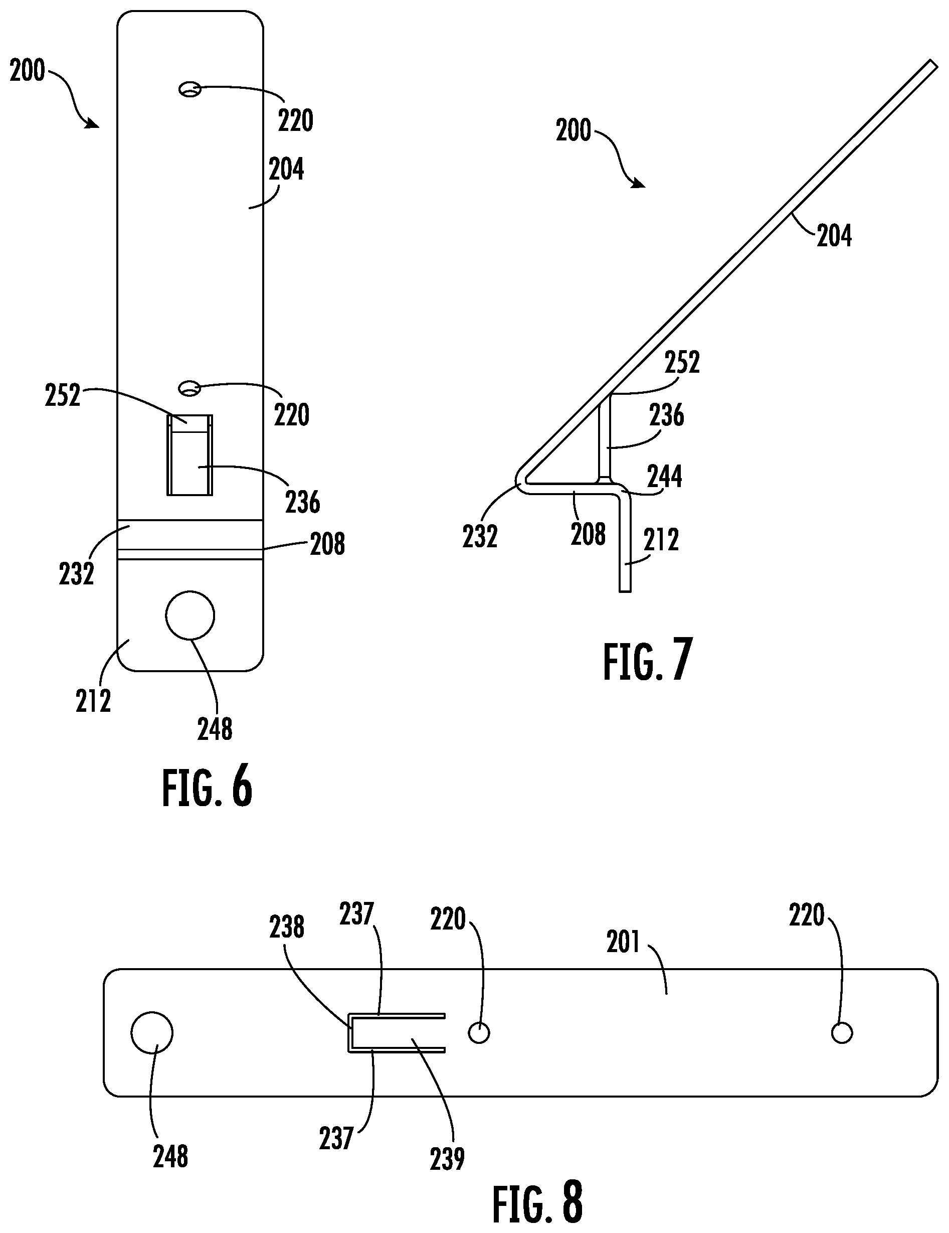 Patent US12508184 Figure 4 – Support bracket for a casket lid