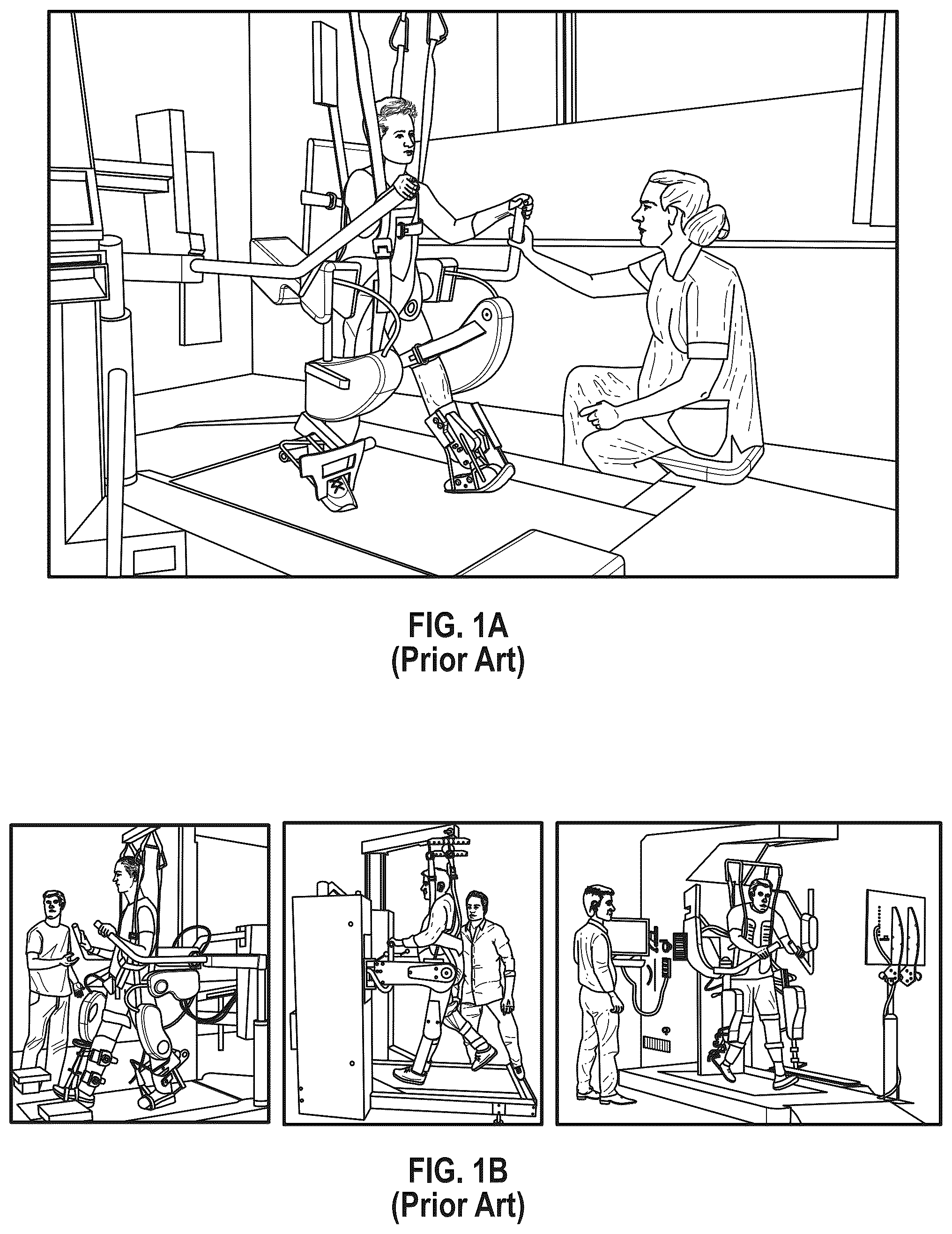 Patent US12508186 Figure 1 – Mobile weight-bearing powered orthosis device