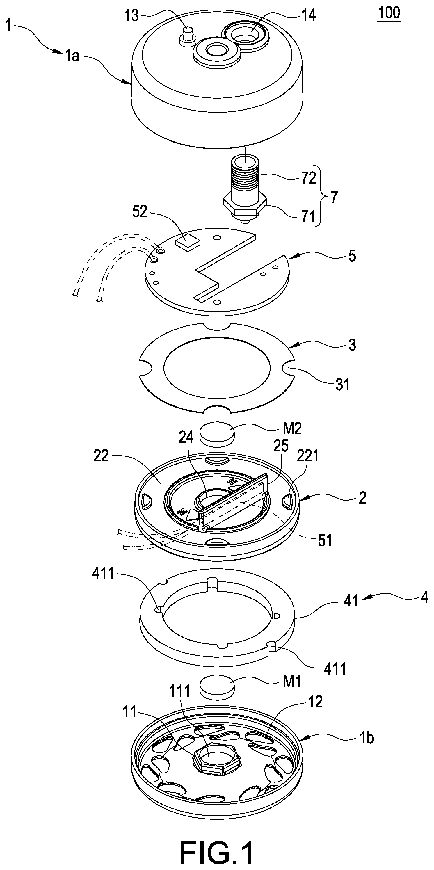 Patent US12508190 — Negative-pressure massaging device — Figure 1