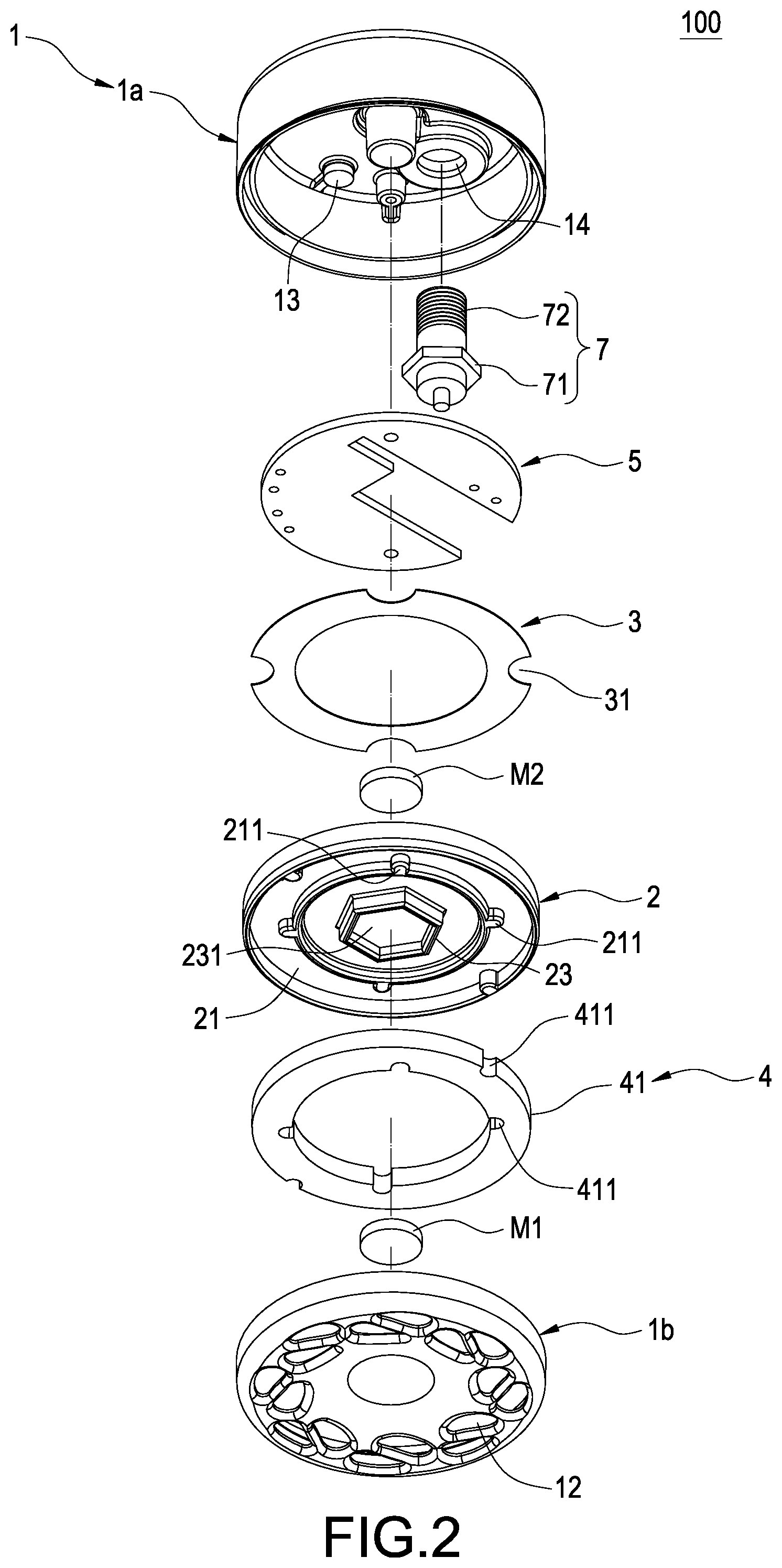 Patent US12508190 Figure 2 – Negative-pressure massaging device