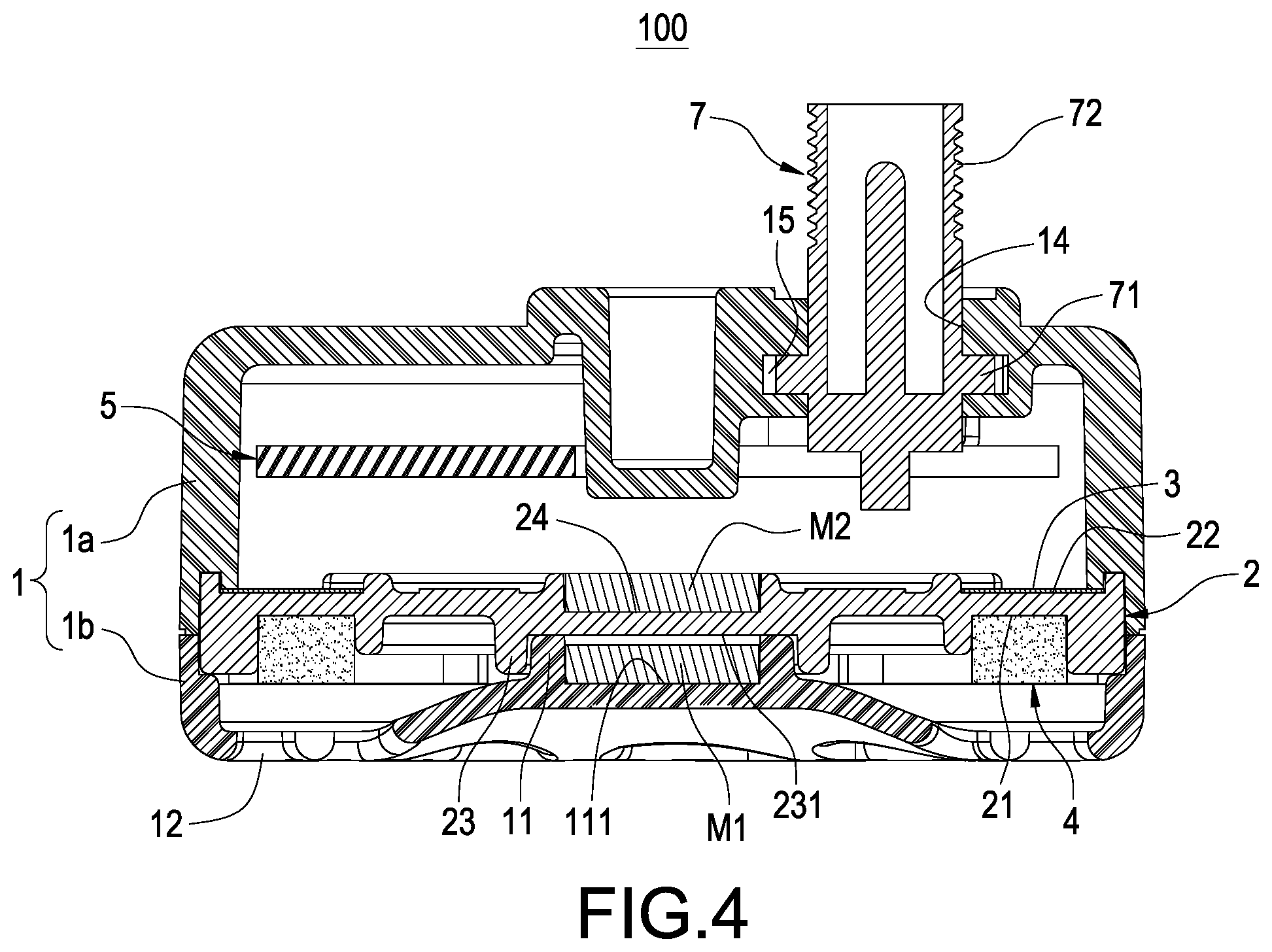 Patent US12508190 Figure 4 – Negative-pressure massaging device
