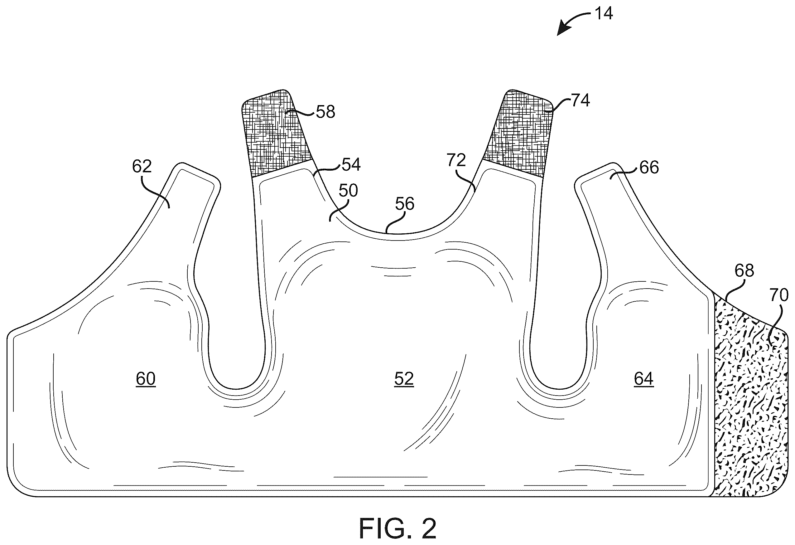 Patent US12508191 Figure 2 – High frequency chest wall oscillation air pulse generator having pressure sensor for feedback control