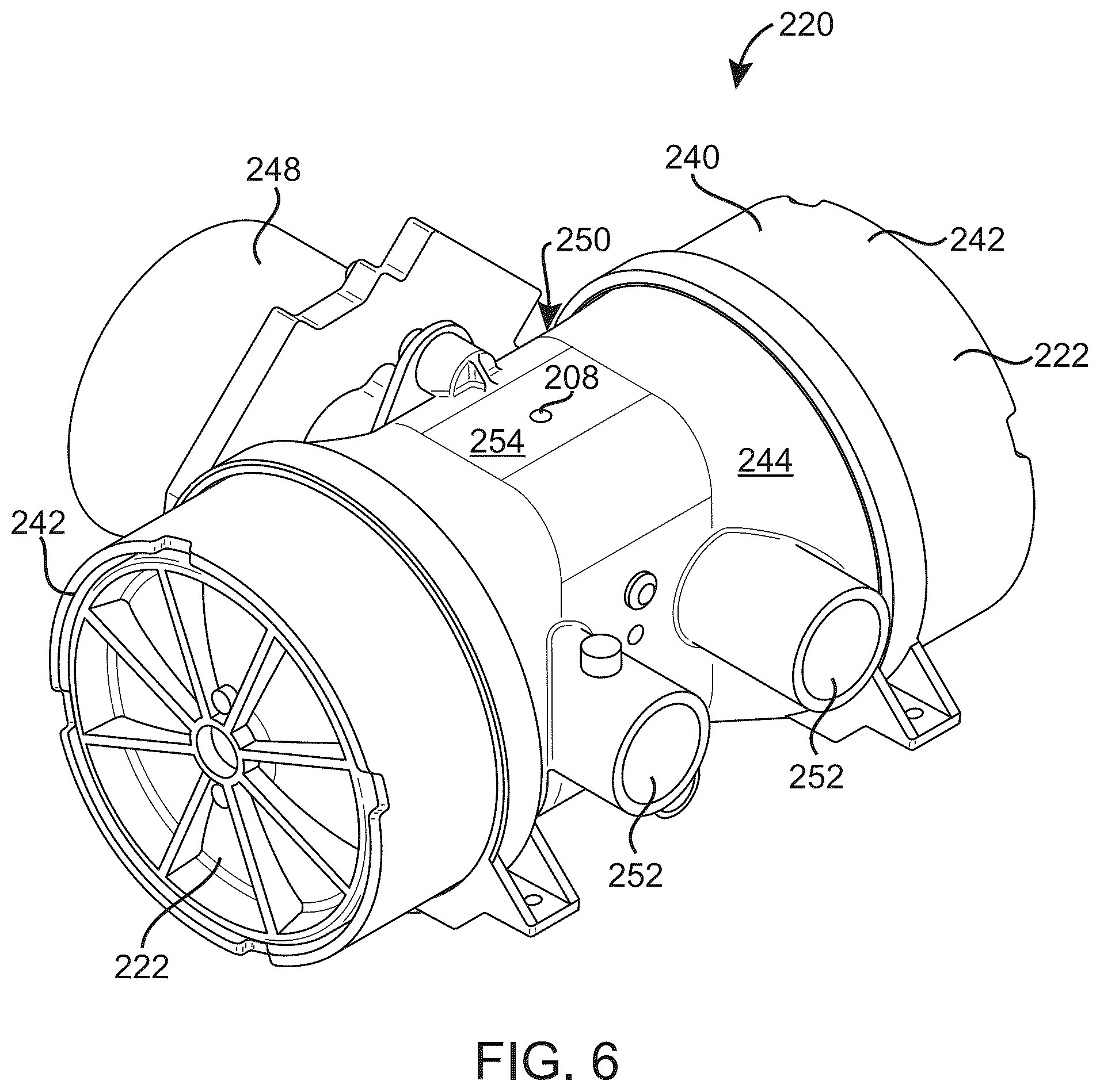 Patent US12508191 Figure 6 – High frequency chest wall oscillation air pulse generator having pressure sensor for feedback control