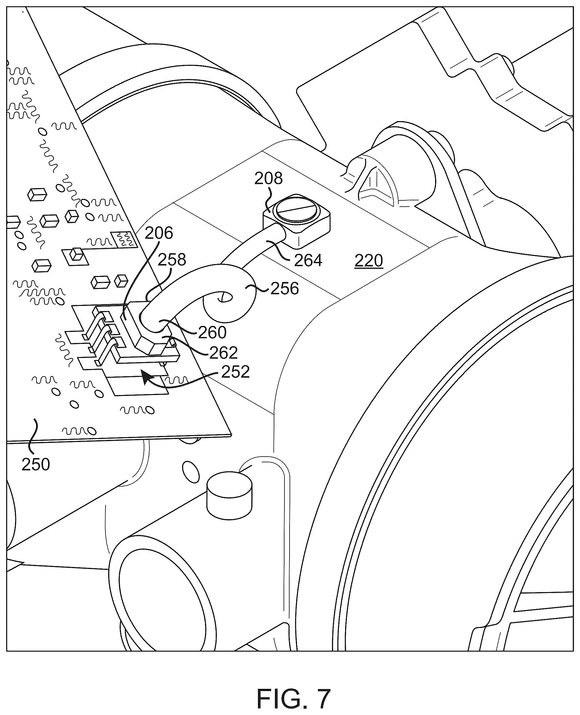 Patent US12508191 Figure 7 – High frequency chest wall oscillation air pulse generator having pressure sensor for feedback control