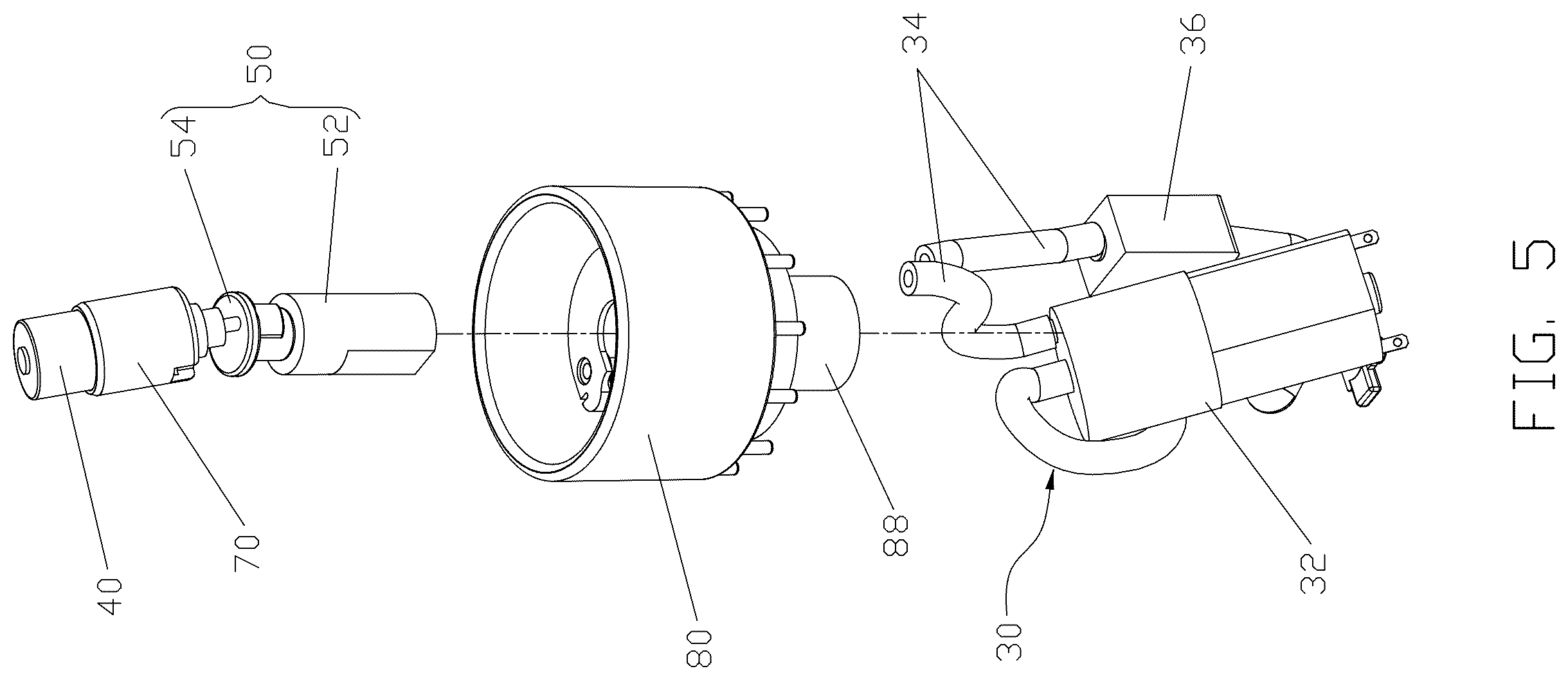 Patent US12508193 Figure 5 – Massage device