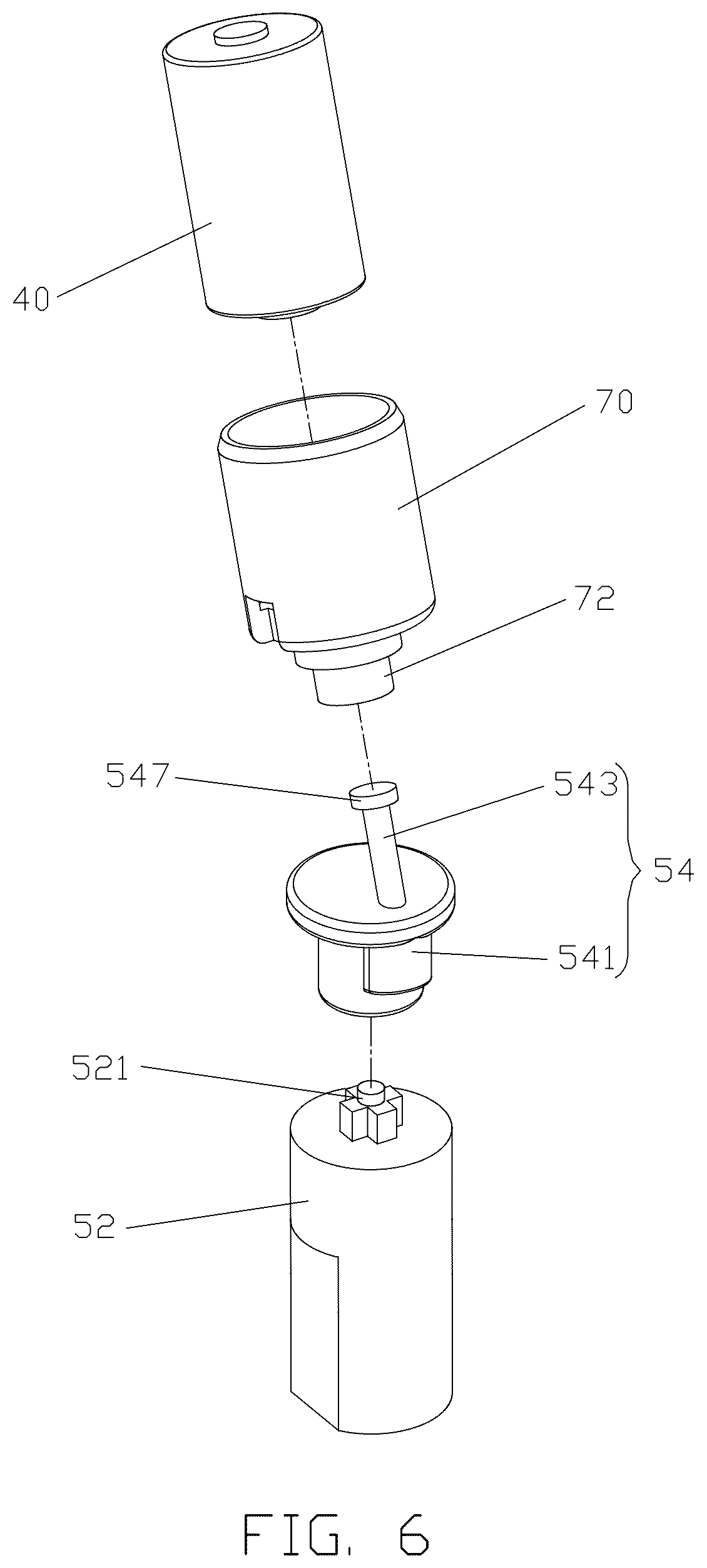 Patent US12508193 Figure 6 – Massage device