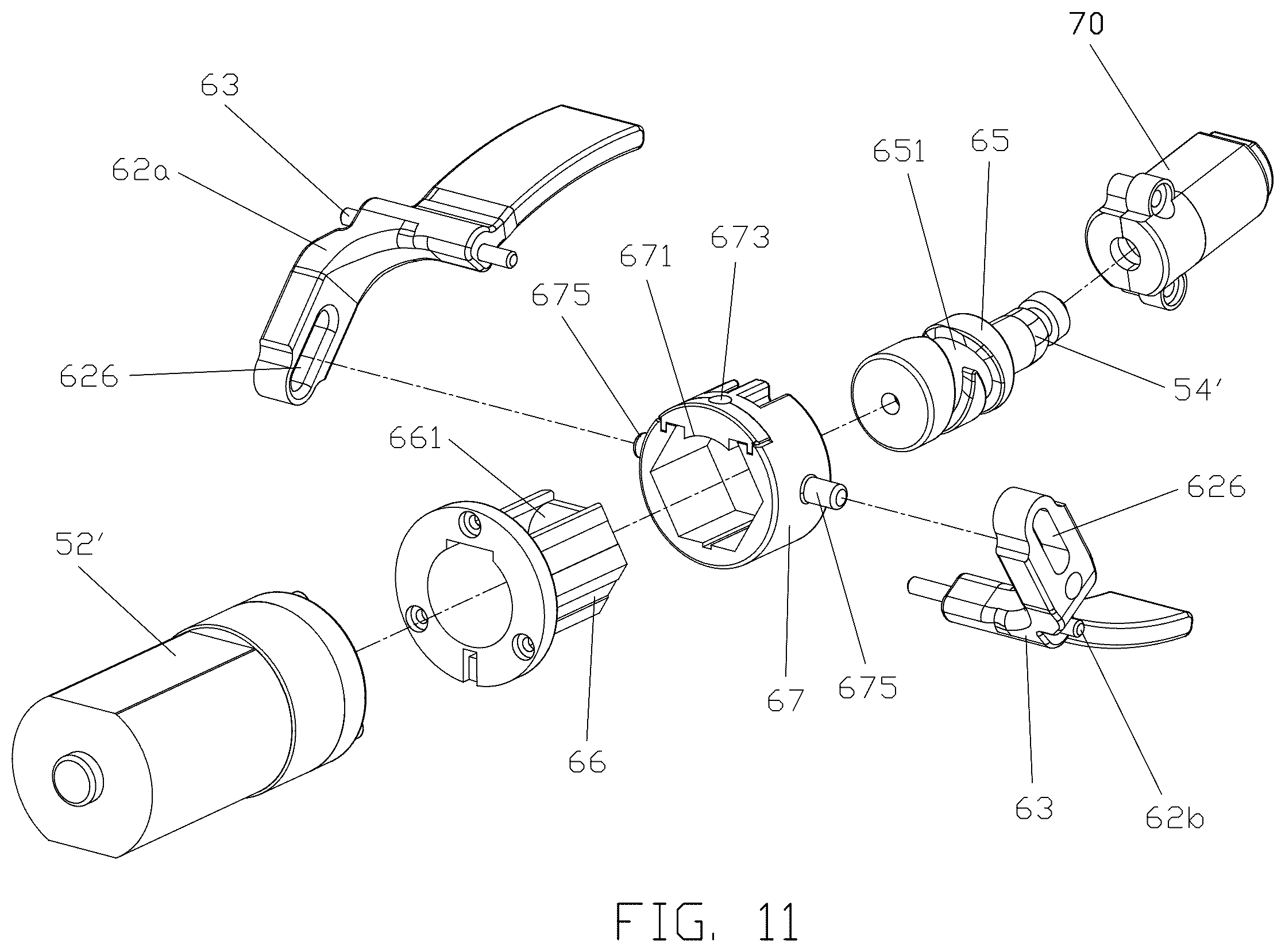 Patent US12508193 Figure 11 – Massage device