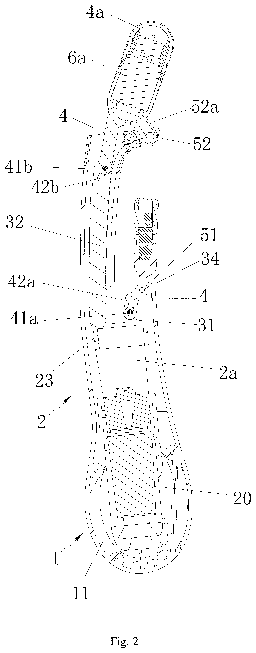Patent US12508195 Figure 2 – Sexual product with dual-drive structure