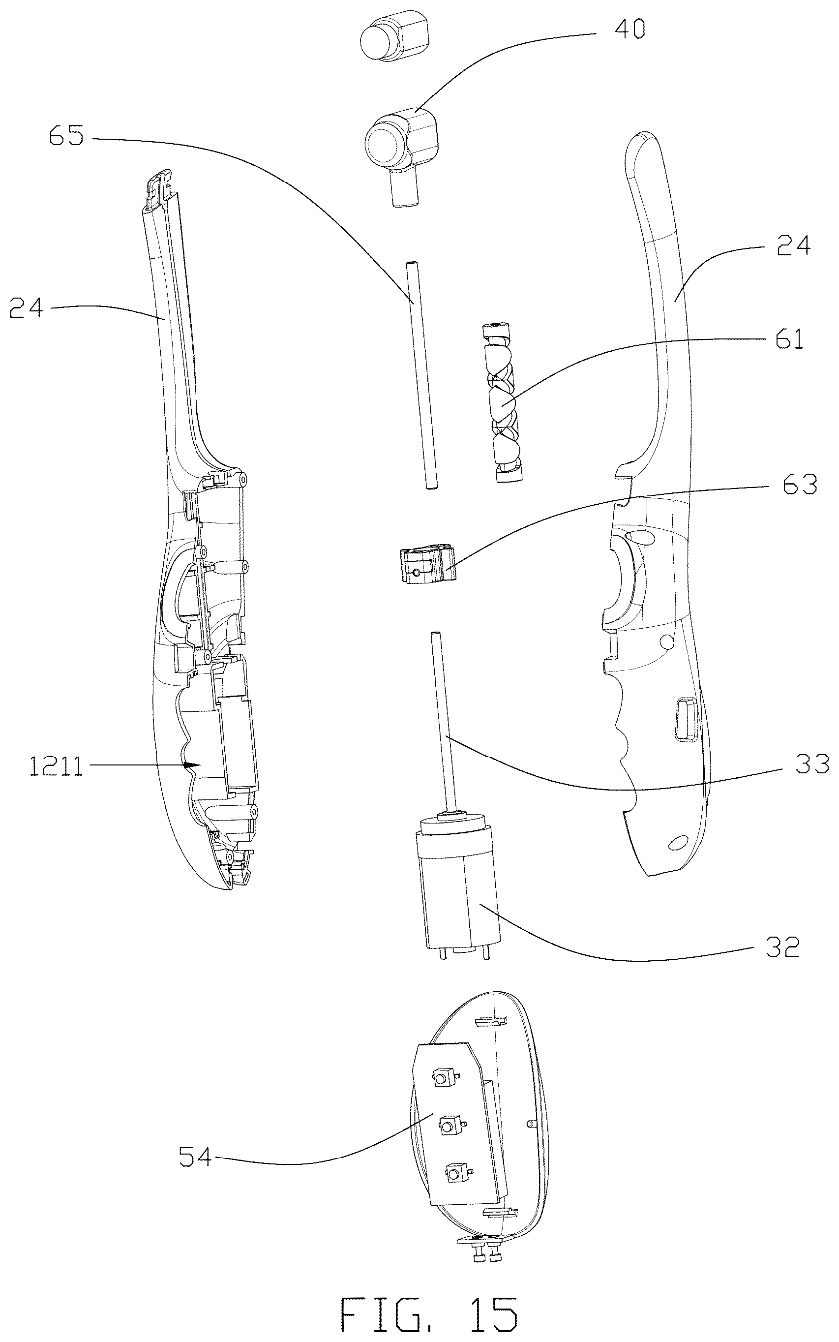 Patent US12508196 Figure 15 – Massage device