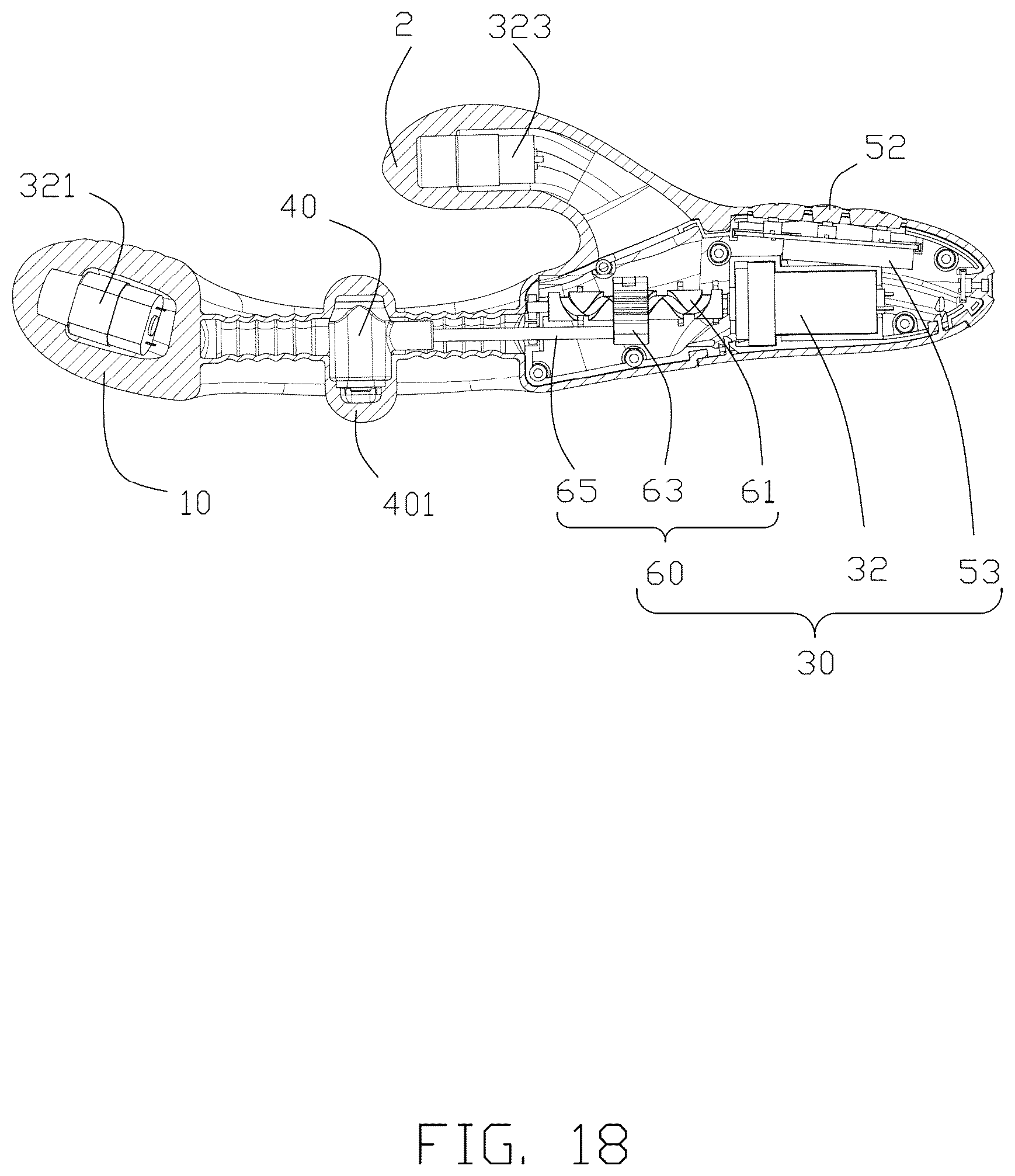 Patent US12508196 Figure 18 – Massage device