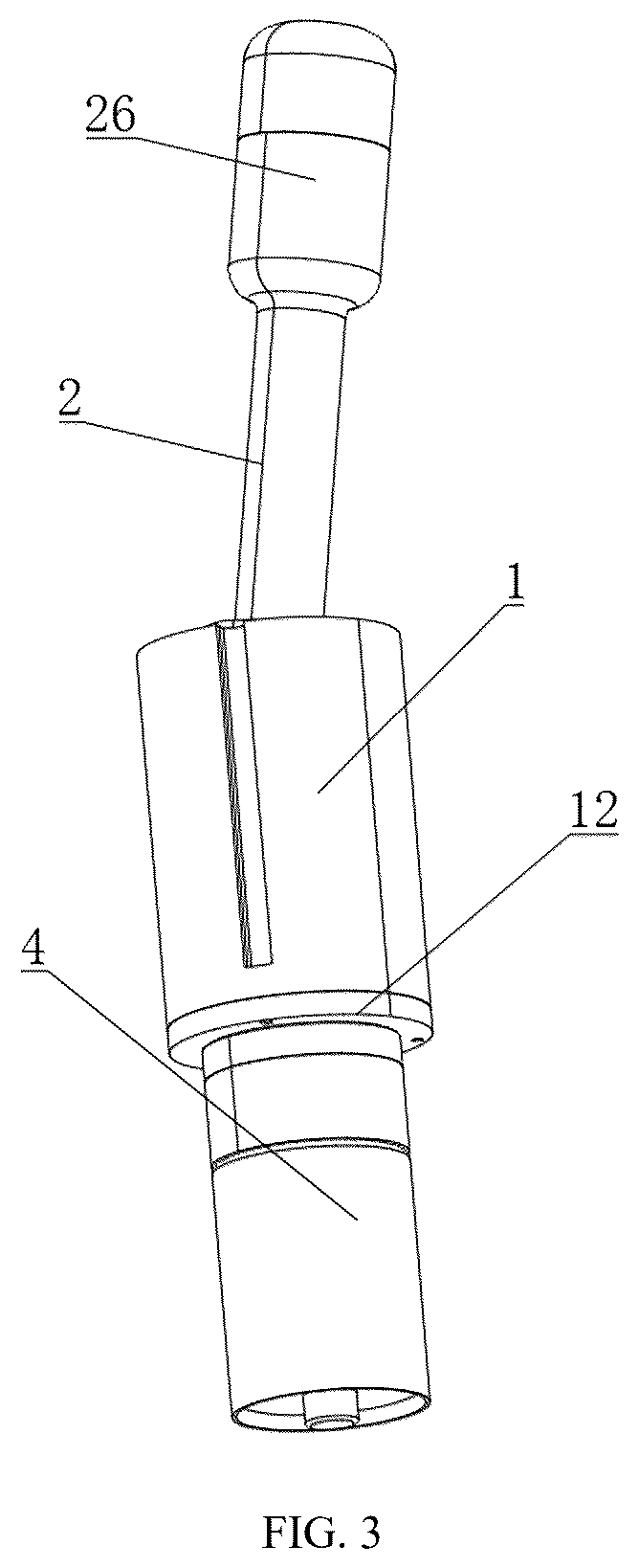 Patent US12508200 Figure 2 – Oscillating-drive mechanism for massager