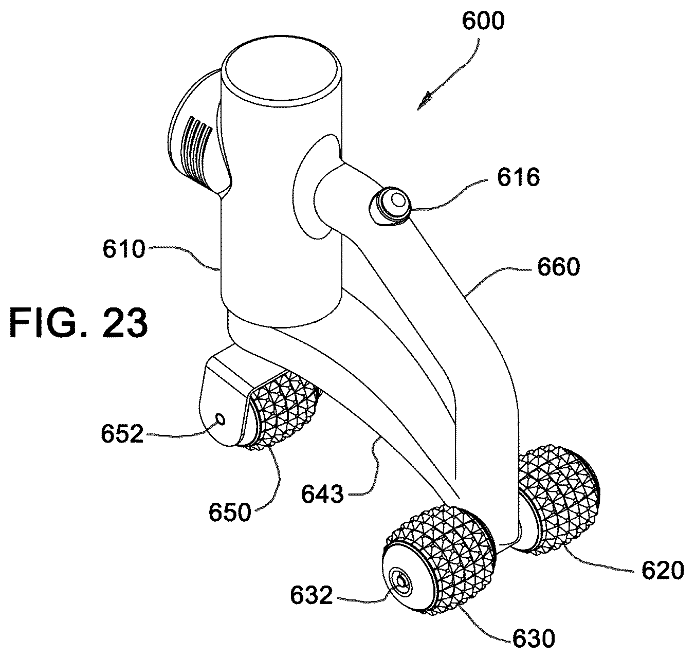 Patent US12508201 Figure 14 – Multi-axis massage gun