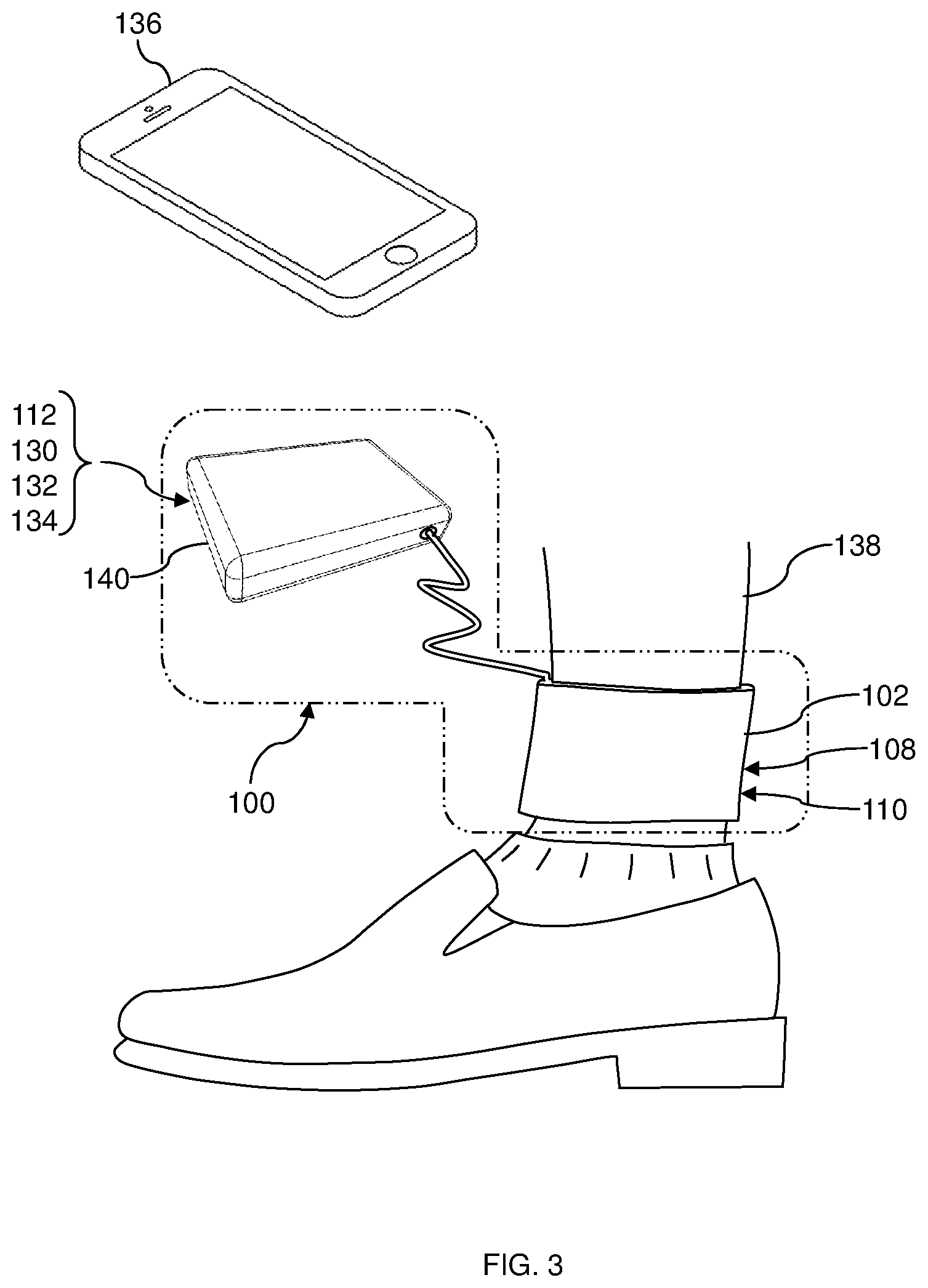 Patent US12508202 Figure 3 – Vibration-induced tremor relief apparatus