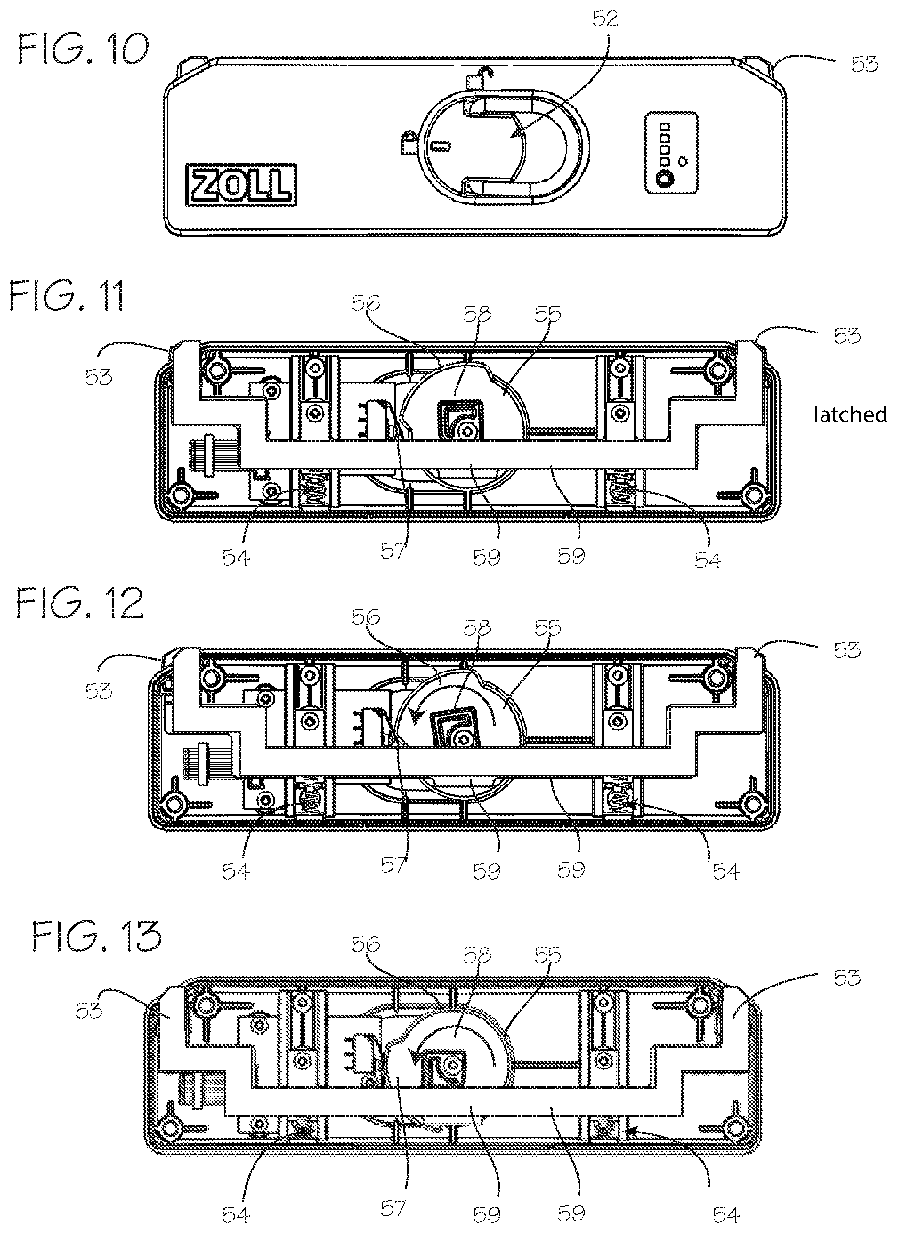 Patent US12508203 Figure 7 – CPR compression device with cooling system and battery removal detection