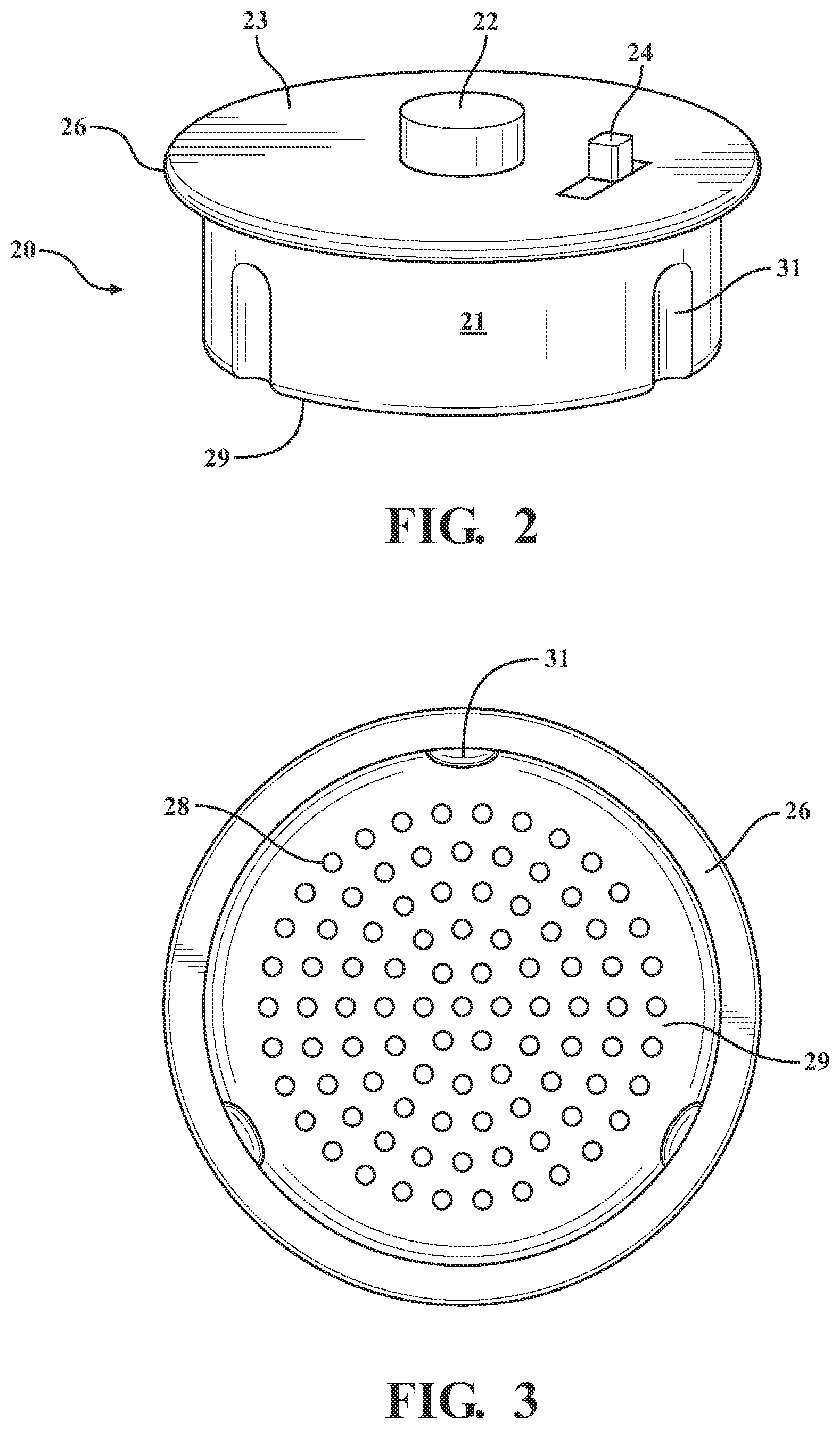 Patent US12508210 Figure 2 – Container having a cap with recordable device and improved packaging profile