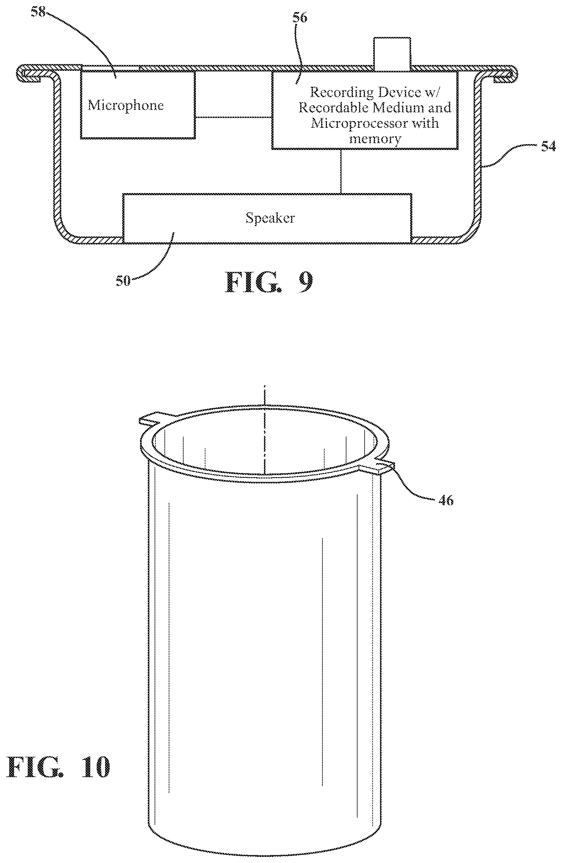 Patent US12508210 Figure 6 – Container having a cap with recordable device and improved packaging profile