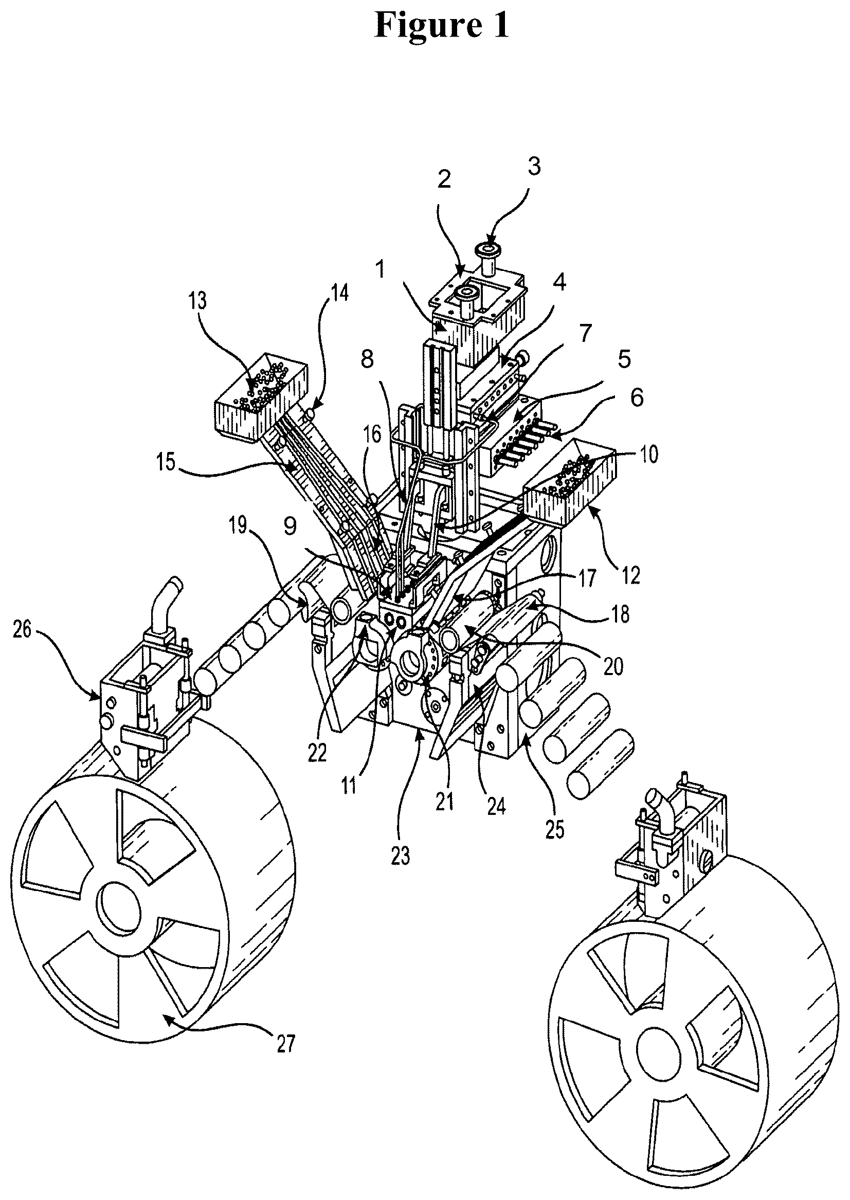 Patent US12508232 Figure 1 – Pre-filling system to eliminate bubbles inside capsules having a solid dosage forms within said capsules