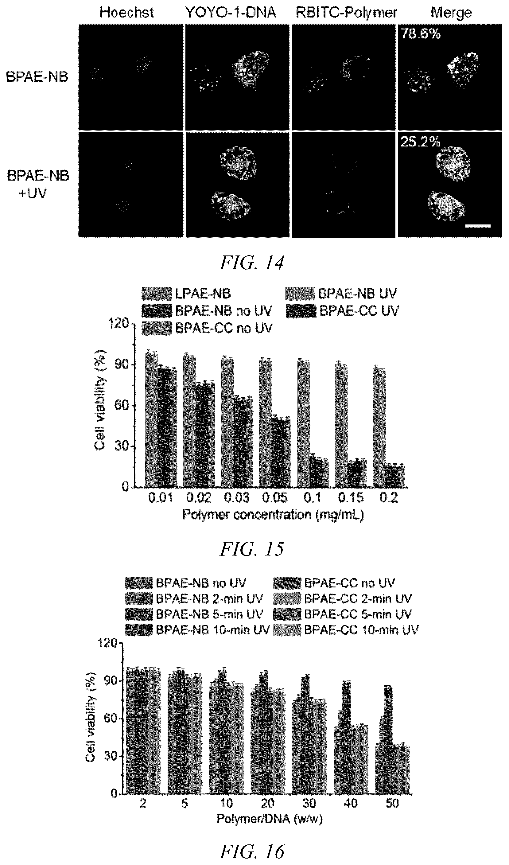Patent US12508318 Figure 6 – UV light-responsive hyperbranched poly-β-amino ester having high-efficiency gene delivery ability and preparation method and application thereof