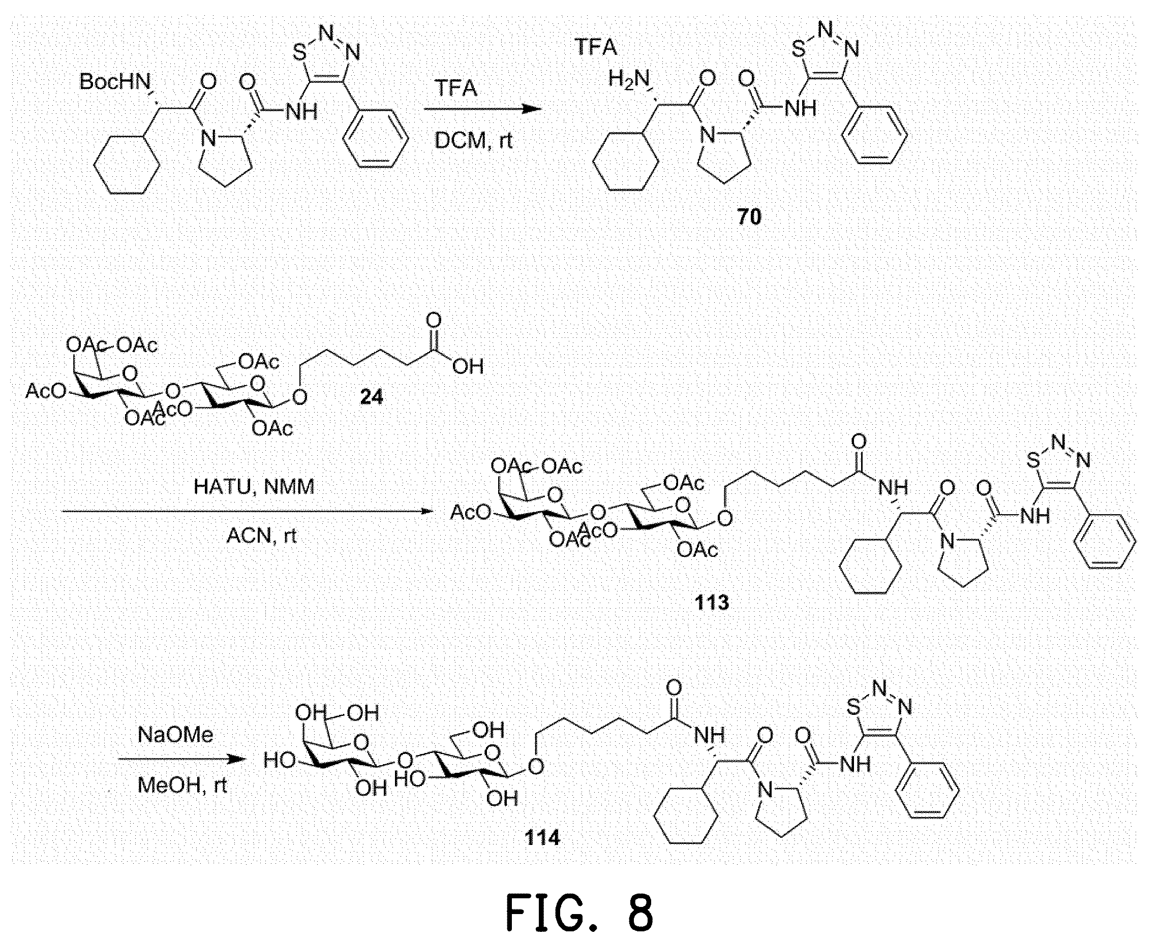 Patent US12508320 Figure 8 – Drug conjugate, pharmaceutical composition and method of treating hepatitis