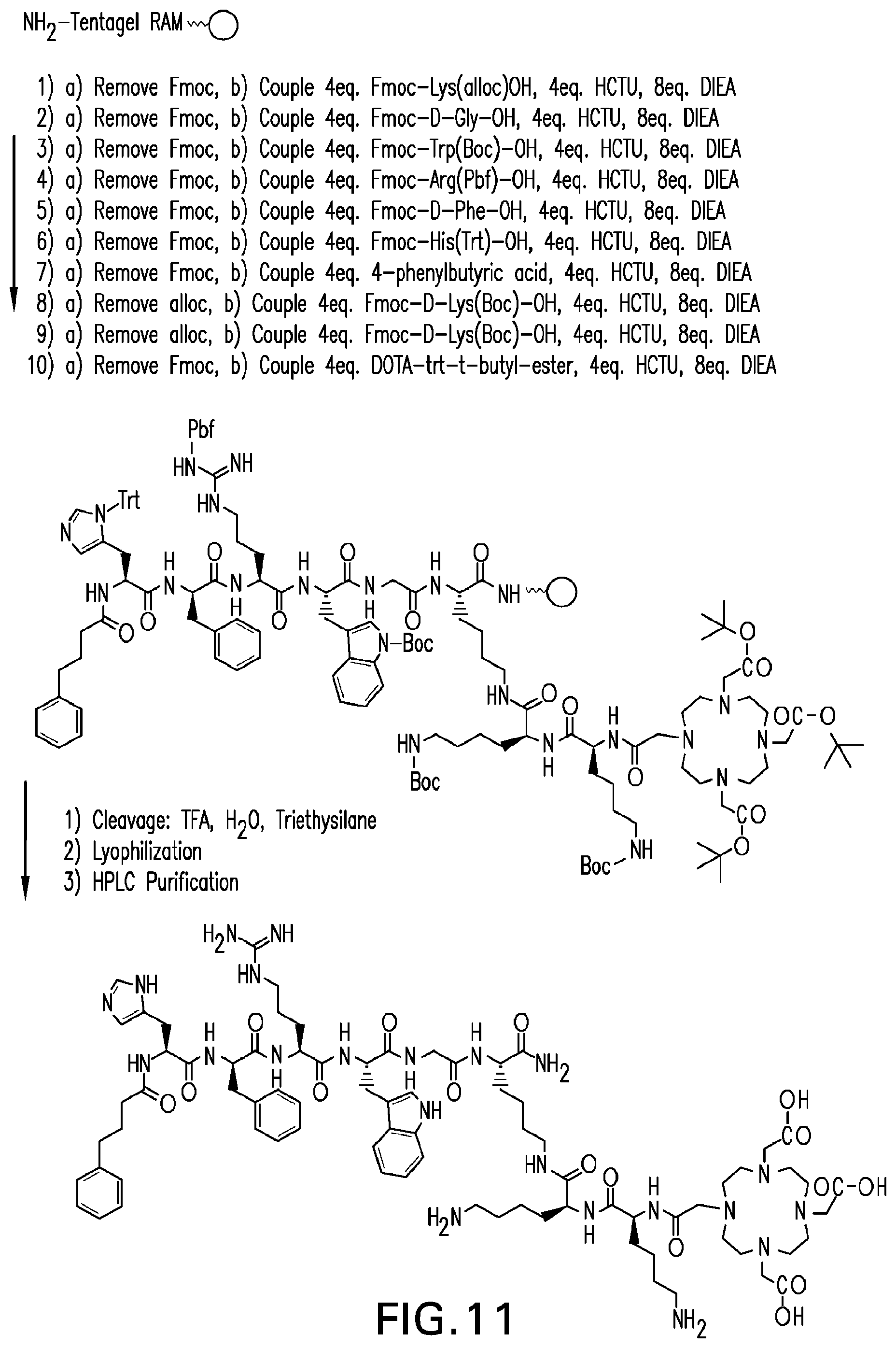 Patent US12508329 Figure 10 – Radiotherapeutic and companion imaging agents to target MC1R