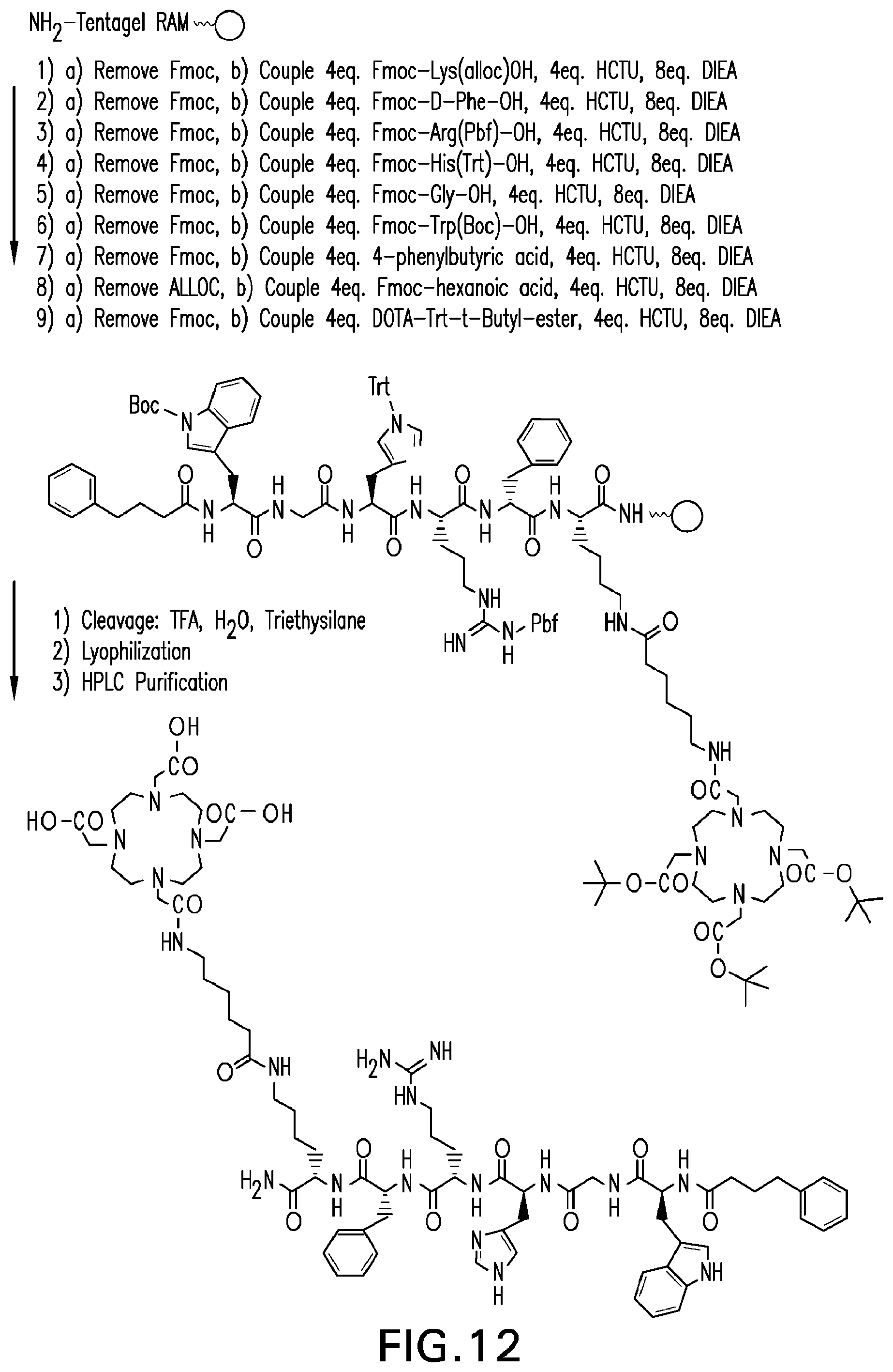 Patent US12508329 Figure 11 – Radiotherapeutic and companion imaging agents to target MC1R