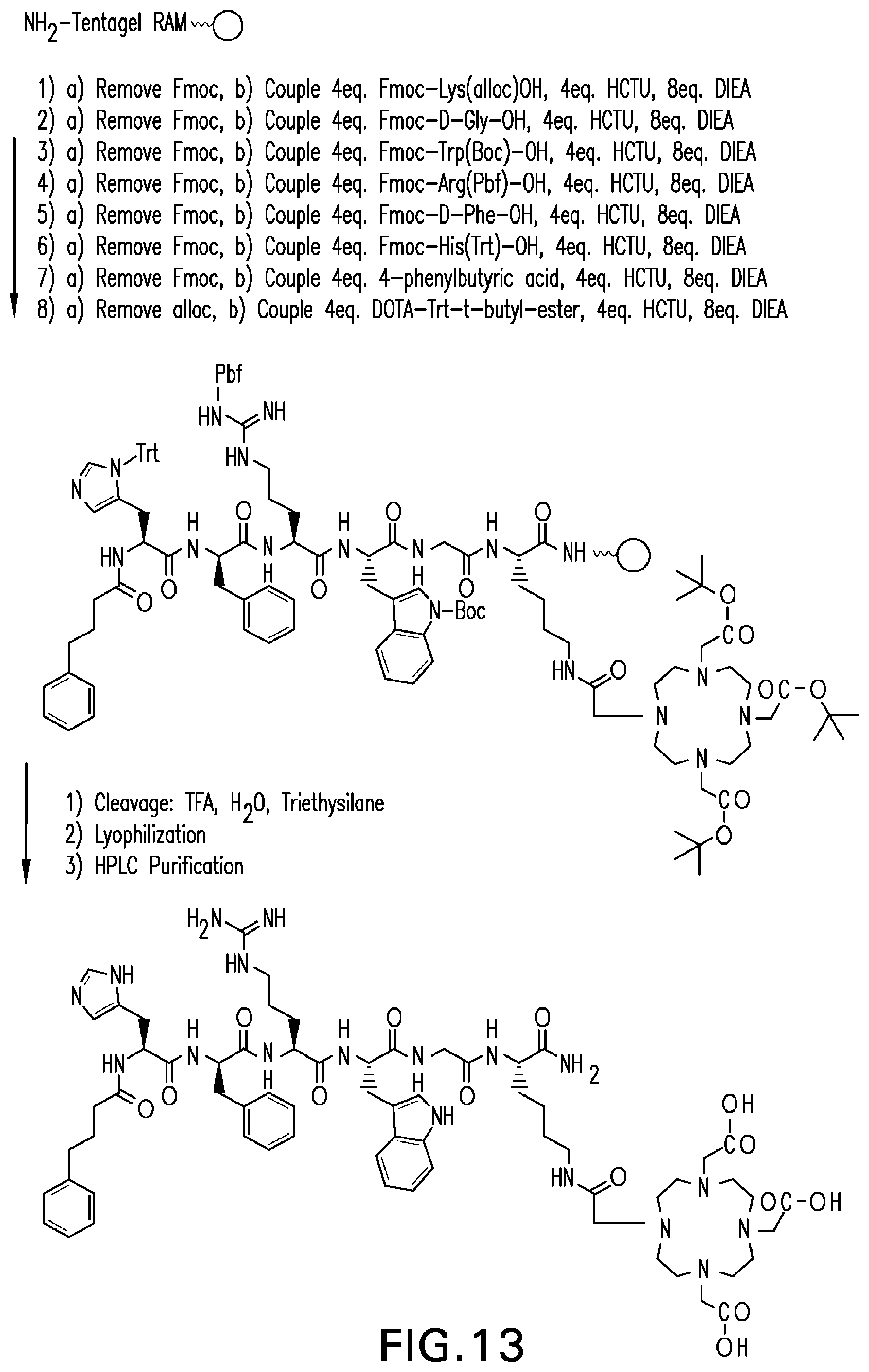 Patent US12508329 Figure 12 – Radiotherapeutic and companion imaging agents to target MC1R
