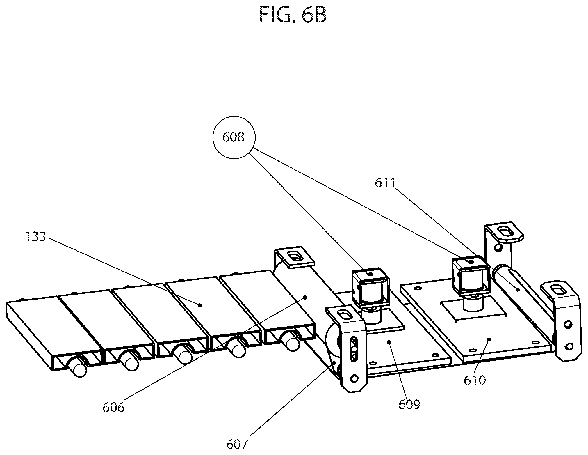 Patent US12508332 Figure 16 – Sanitizing light assembly and conveyor system
