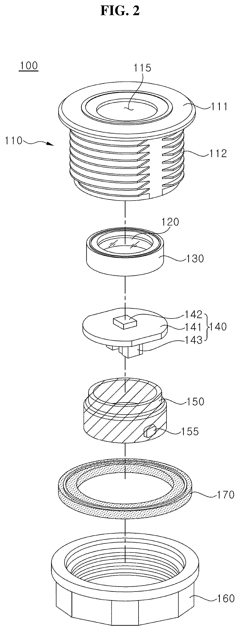 Patent US12508336 Figure 2 – Sterilization module