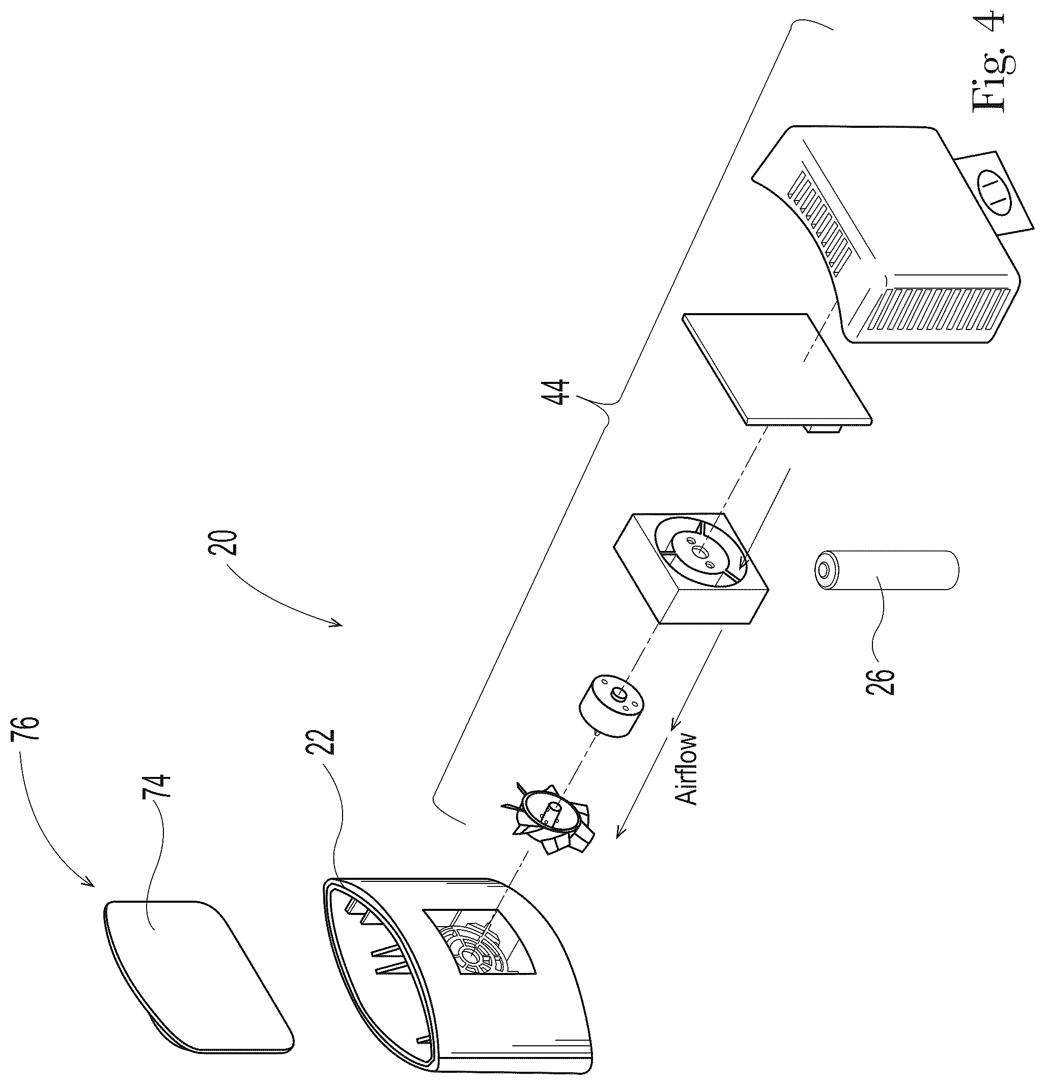 Patent US12508339 Figure 3 – Method of delivering a volatile composition into the air