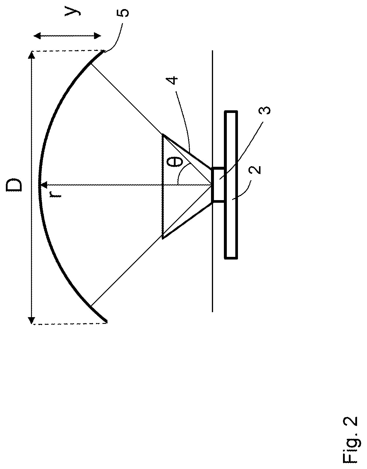 Patent US12508340 Figure 2 – Lighting device for disinfecting air in an environment