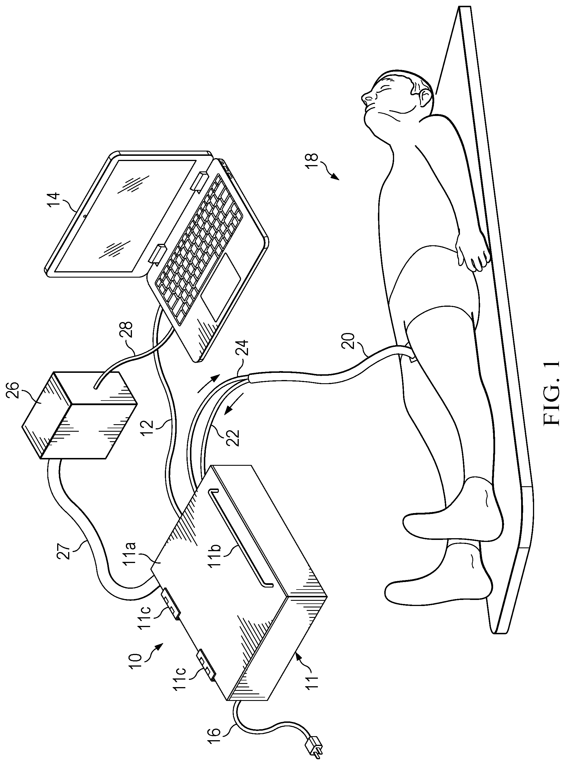 Patent US12508355 Figure 1 – Apparatus utilizing electric energy for processing of blood to neutralize pathogen cells therein
