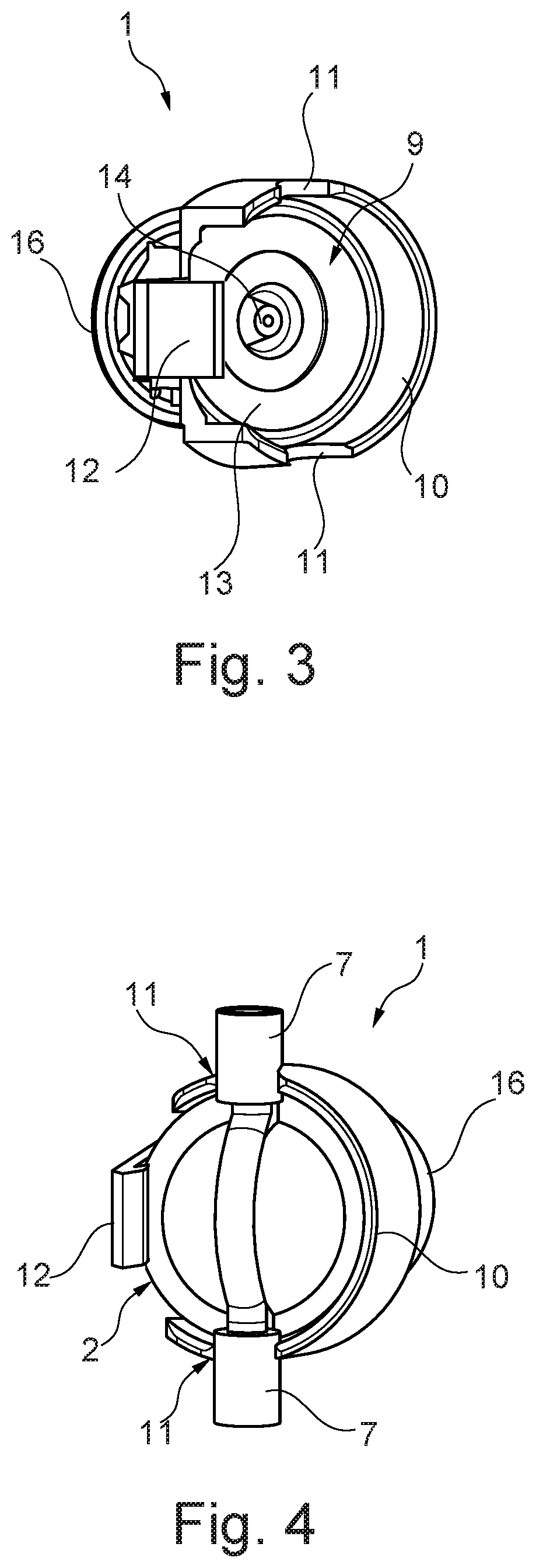 Patent US12508356 Figure 2 – Pressure cell holder for an extracorporeal blood treatment machine