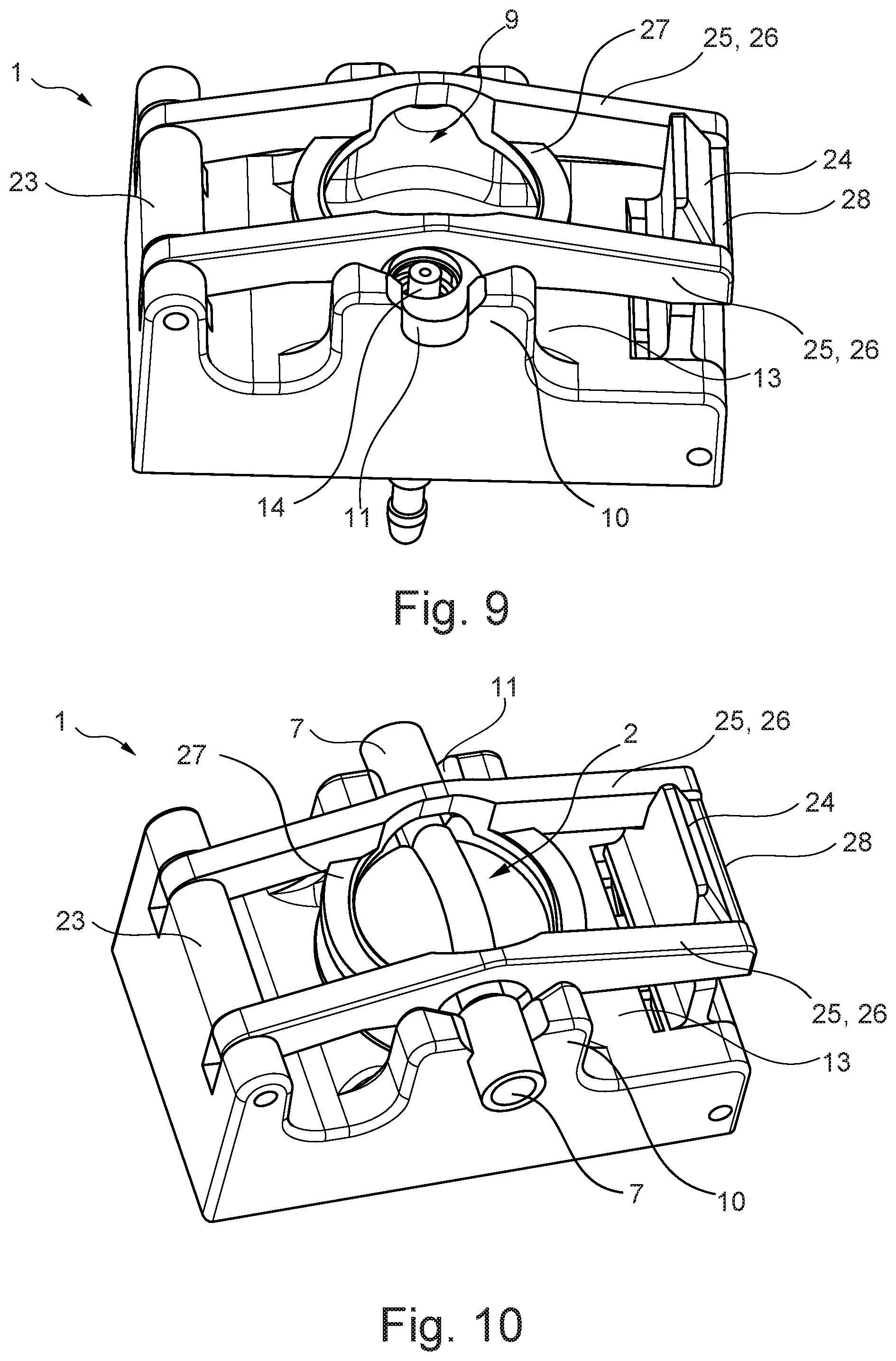 Patent US12508356 Figure 5 – Pressure cell holder for an extracorporeal blood treatment machine