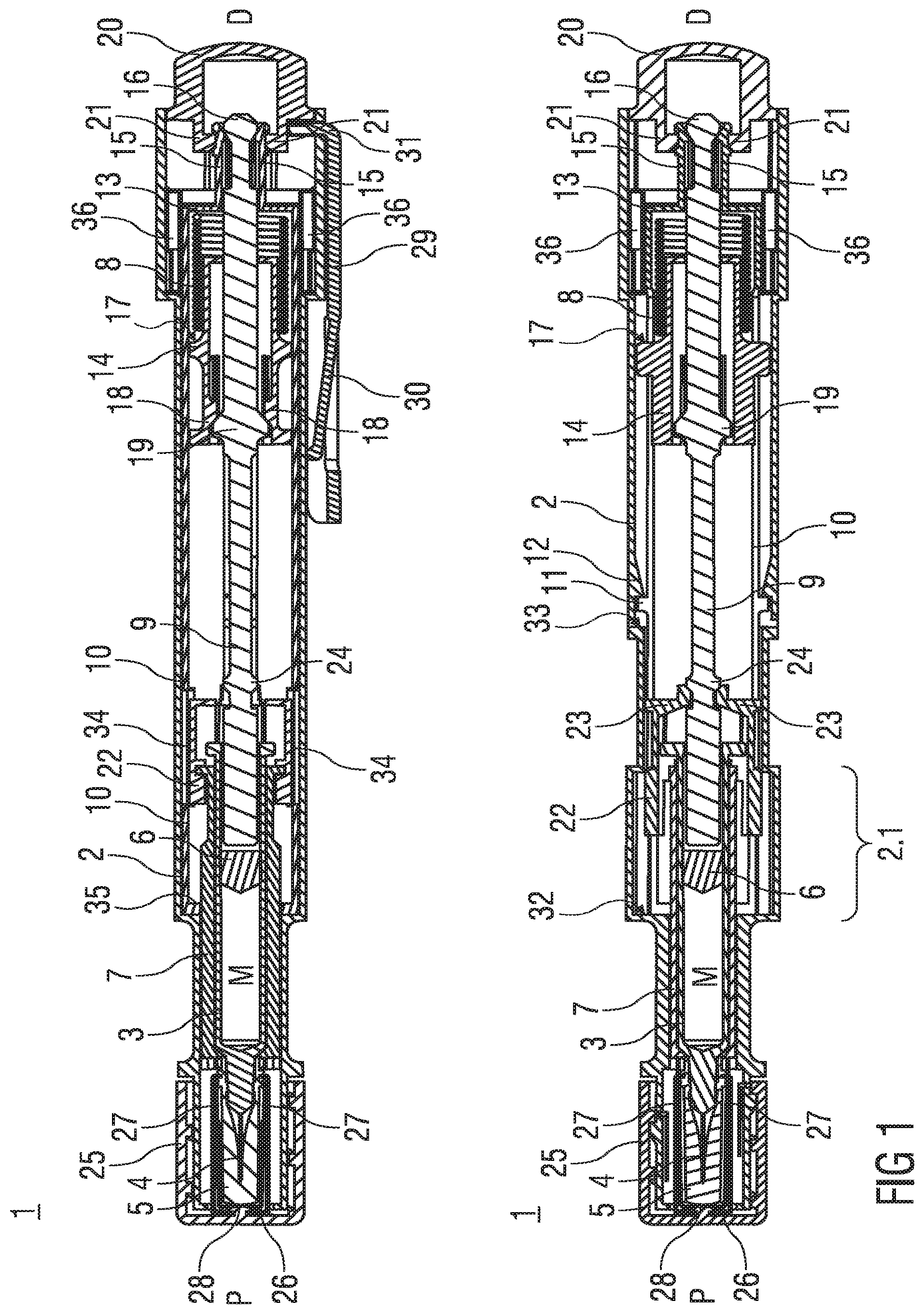 Patent US12508367 — Auto-injector — Figure 1
