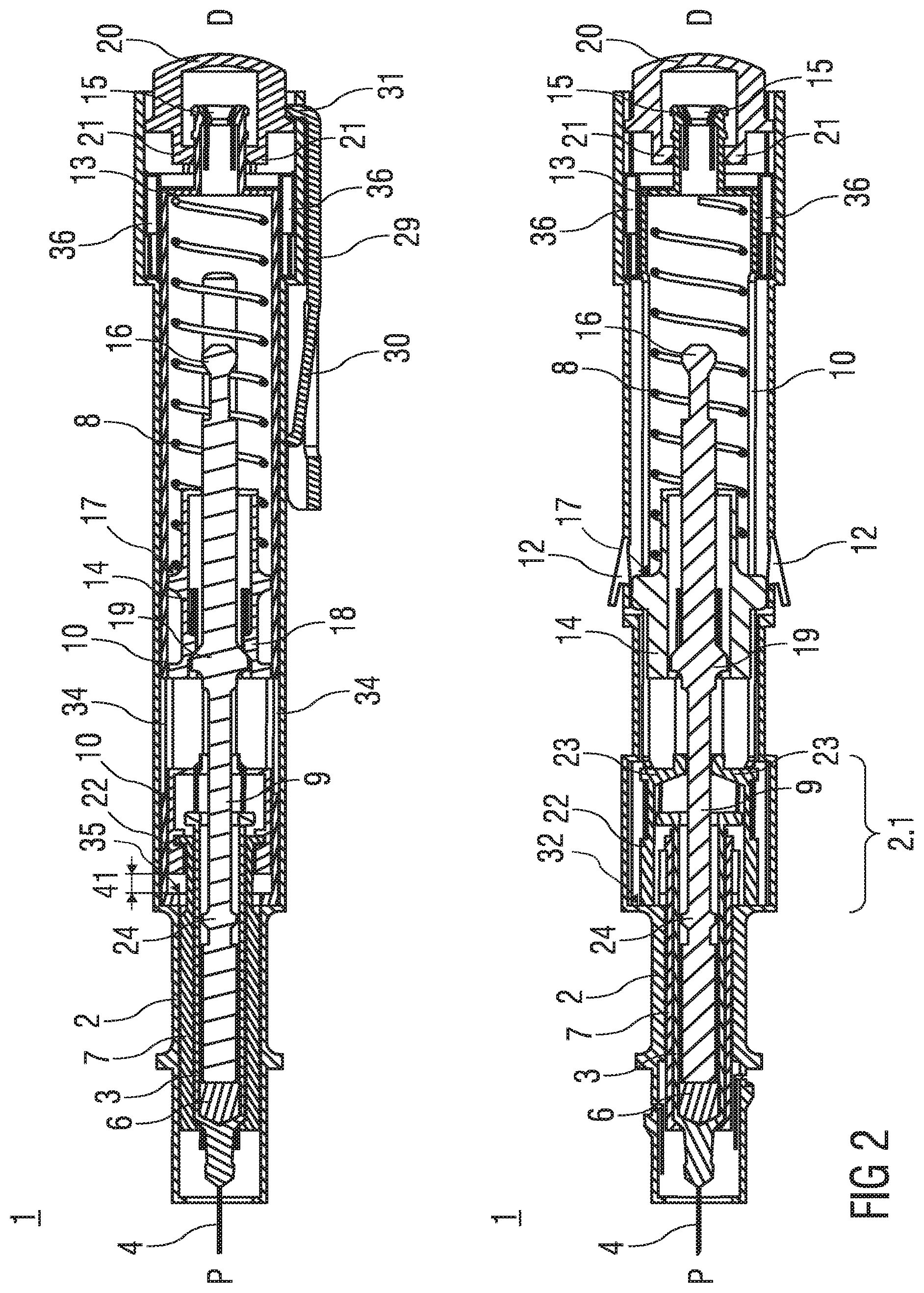 Patent US12508367 Figure 2 – Auto-injector