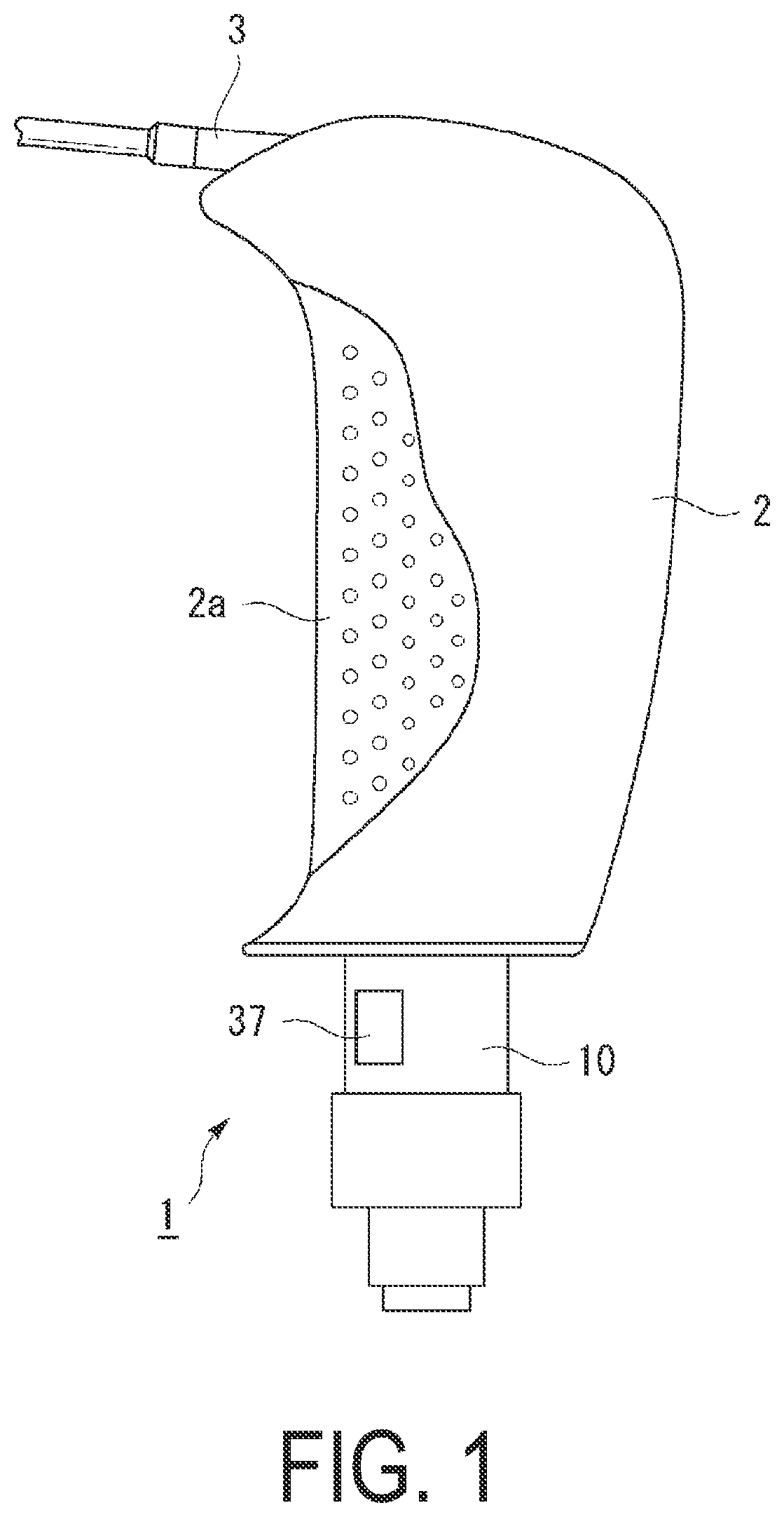 Patent US12508369 Figure 1 – Needleless injector