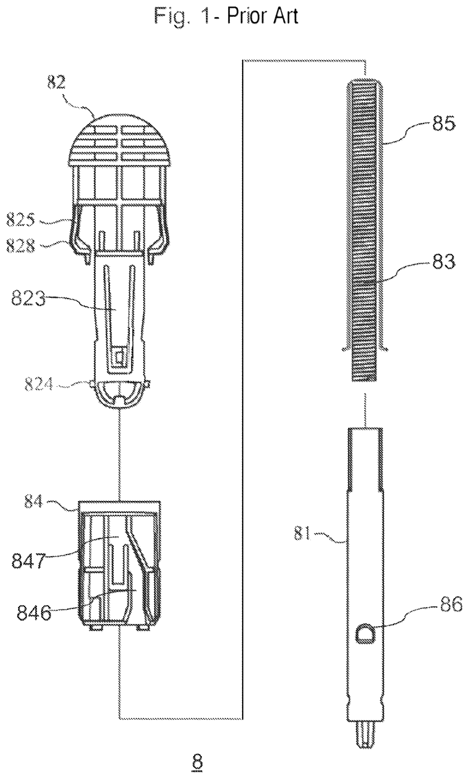 Patent US12508370 Figure 1 – Sub-assembly for medicament delivery device, and medicament delivery device comprising the sub-assembly